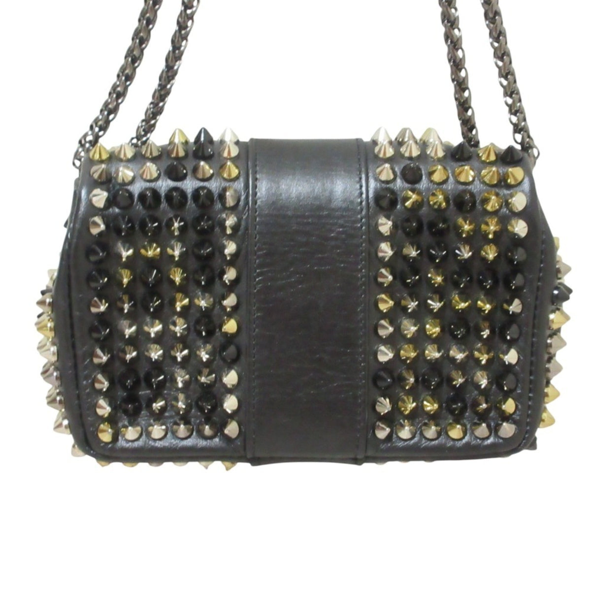 Christian Louboutin Black Leather Shoulder Bag (Pre-Owned)