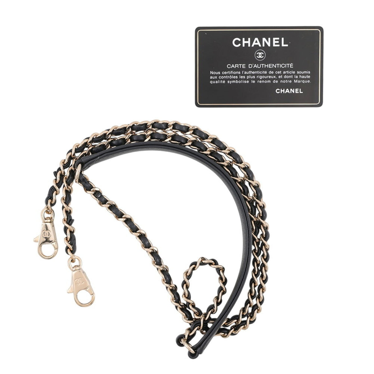 Chanel Black Champagne Gold Multi-Color Handbag (Pre-Owned)