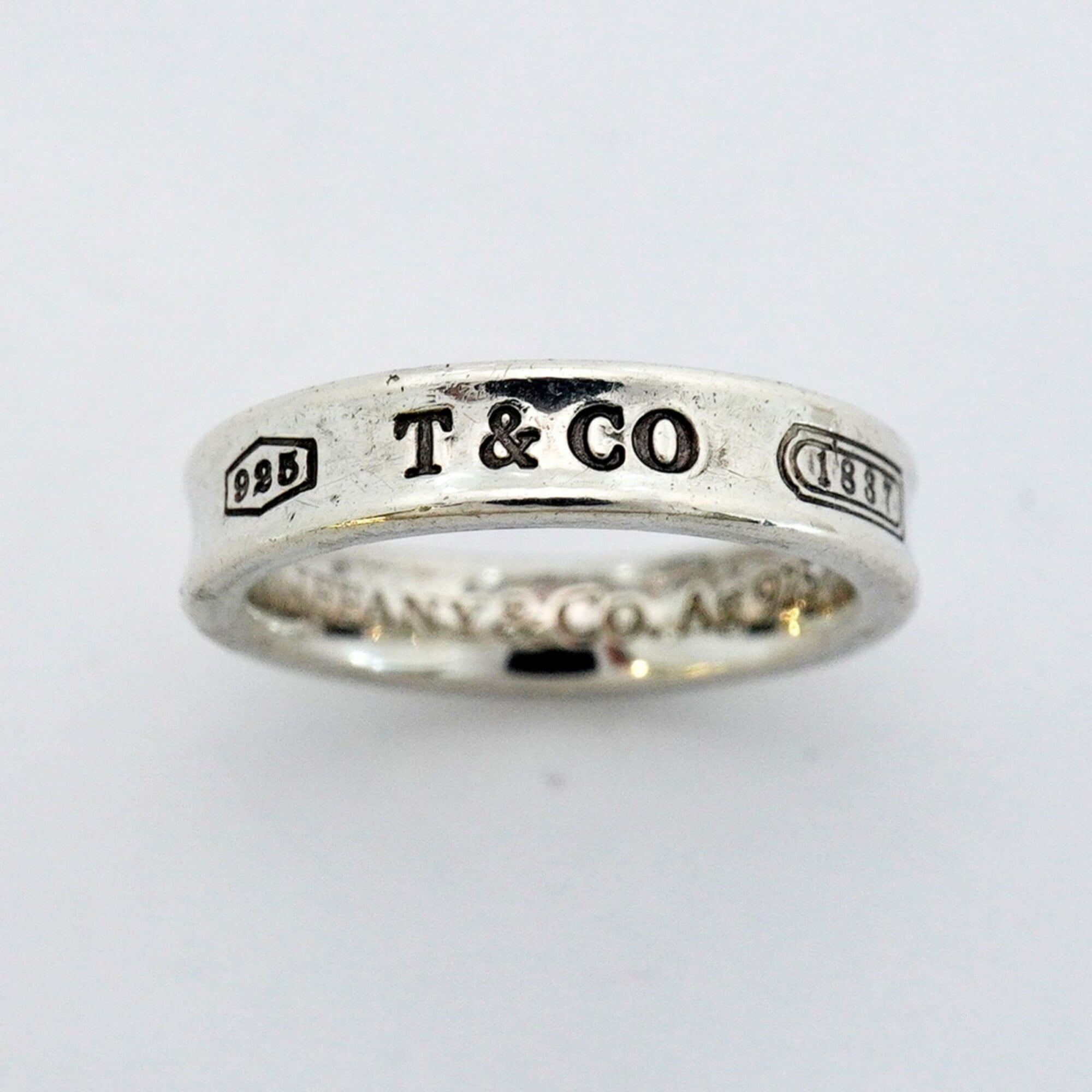 Tiffany Silver 925 Band Ring (Pre-Owned)
