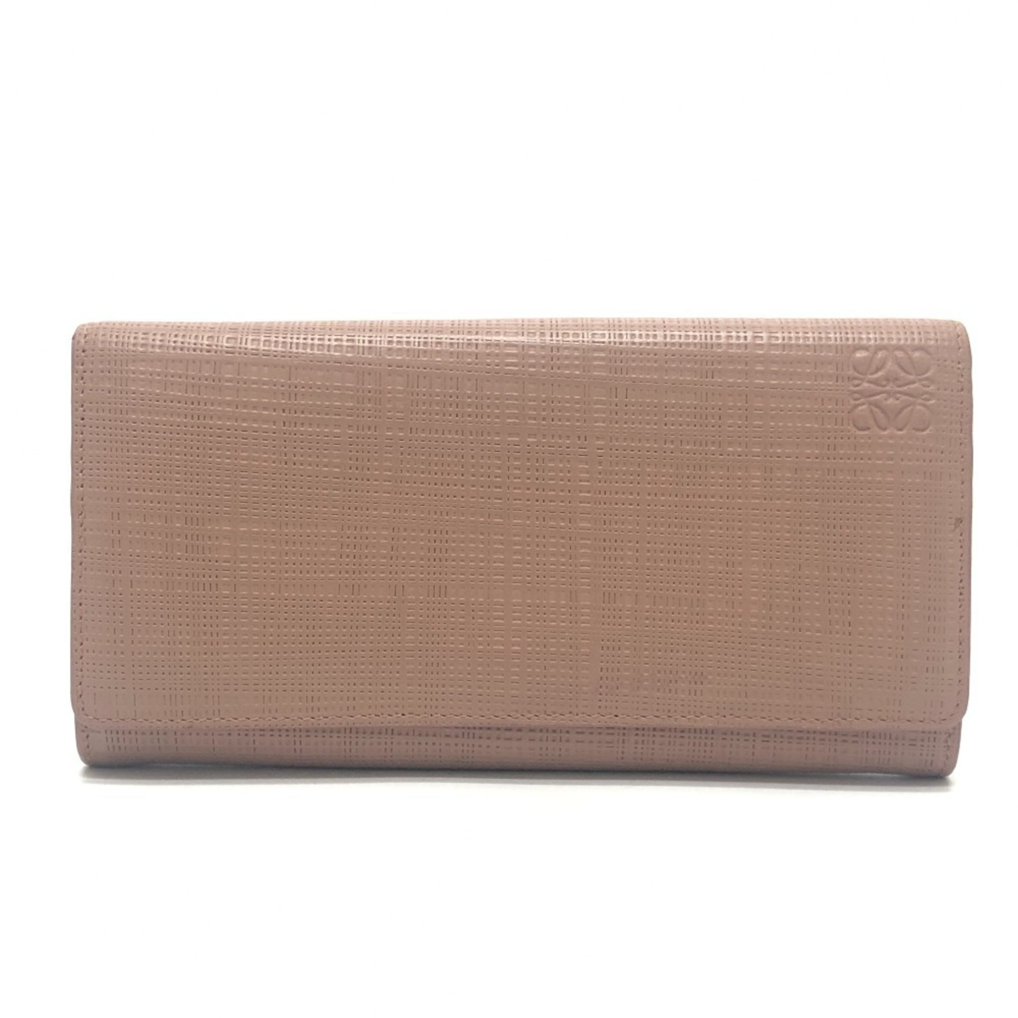 Loewe Beige Canvas Long Wallet (Bi-Fold) (Pre-Owned)