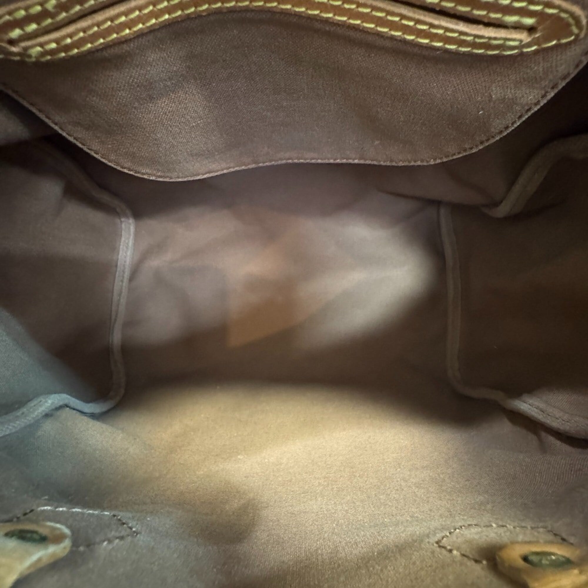 Louis Vuitton Brown Monogram Canvas Boston Bag (Pre-Owned)