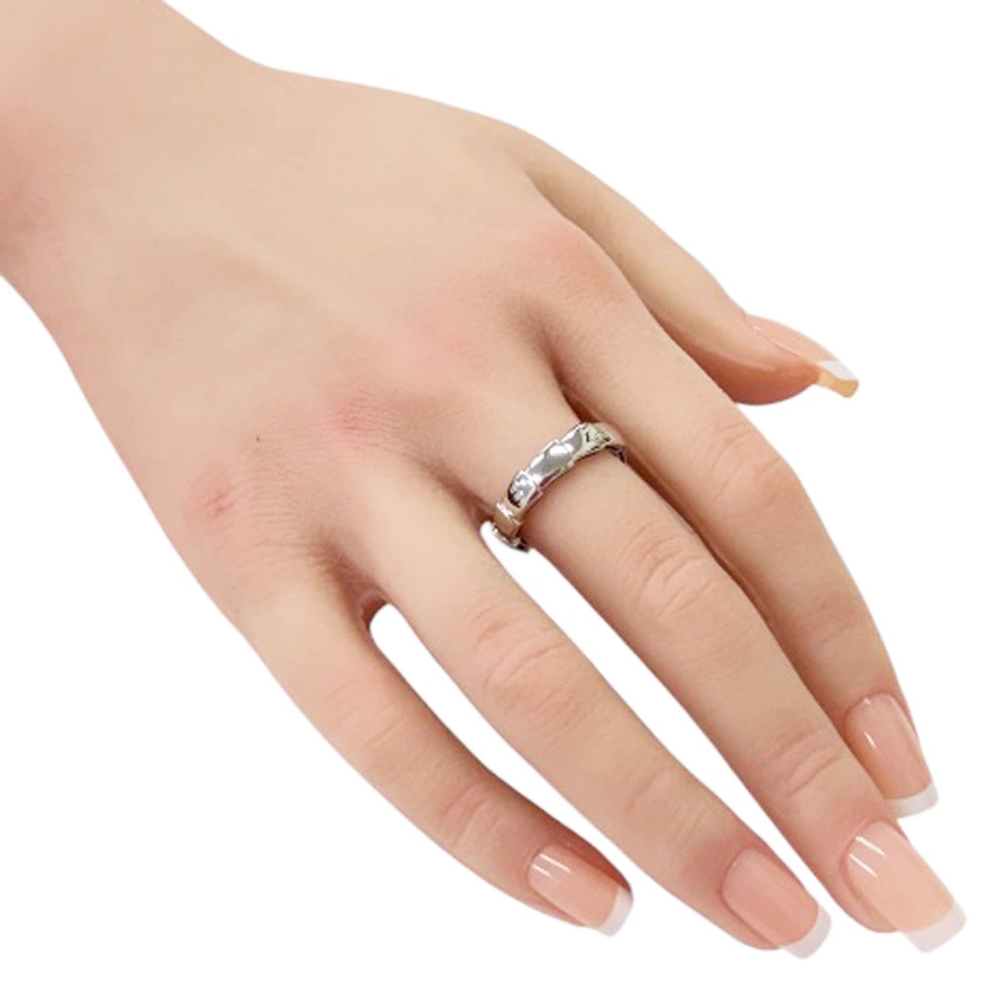 Bvlgari White Gold (18K) Band Ring (Pre-Owned)