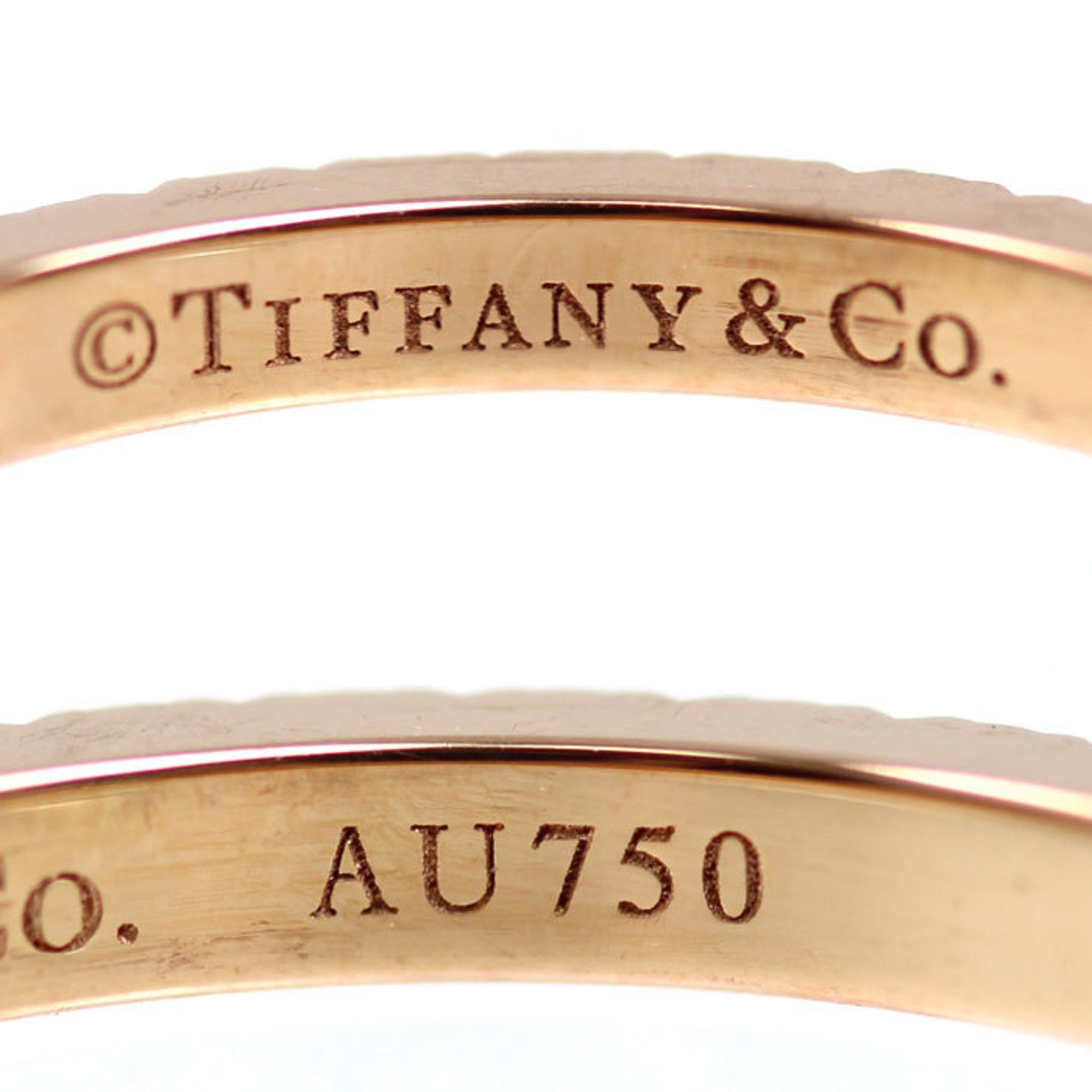 Tiffany Pink Gold (18K) Band Ring (Pre-Owned)