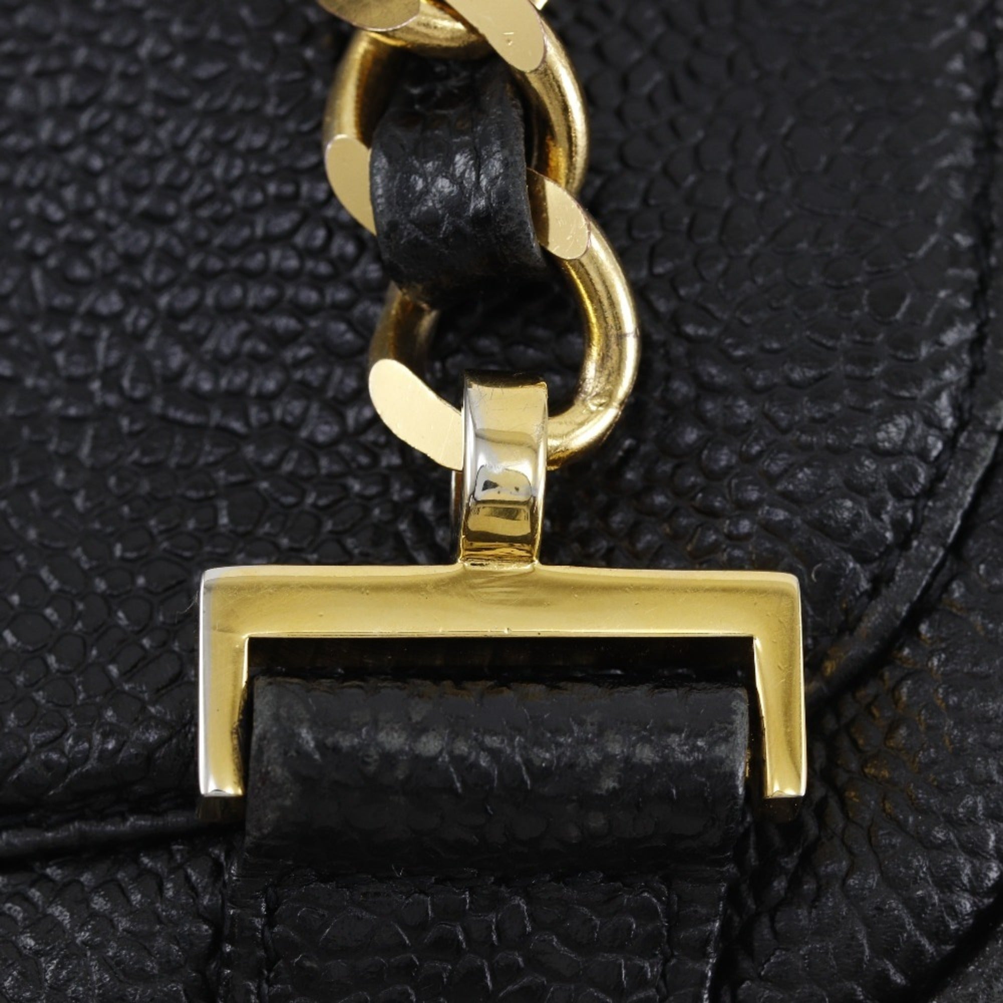 Chanel Black Grained Calfskin Backpack (Pre-Owned)