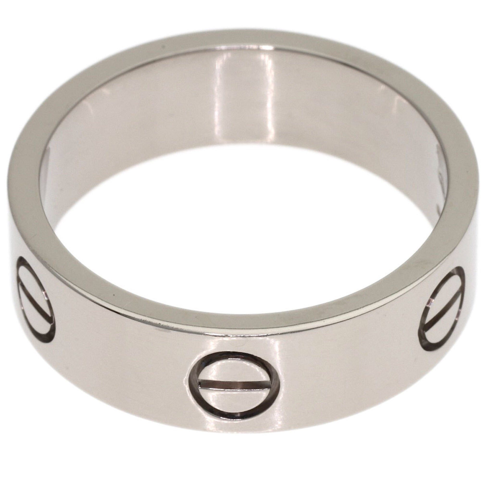 Cartier White Gold White Gold (18K) Band Ring (Pre-Owned)
