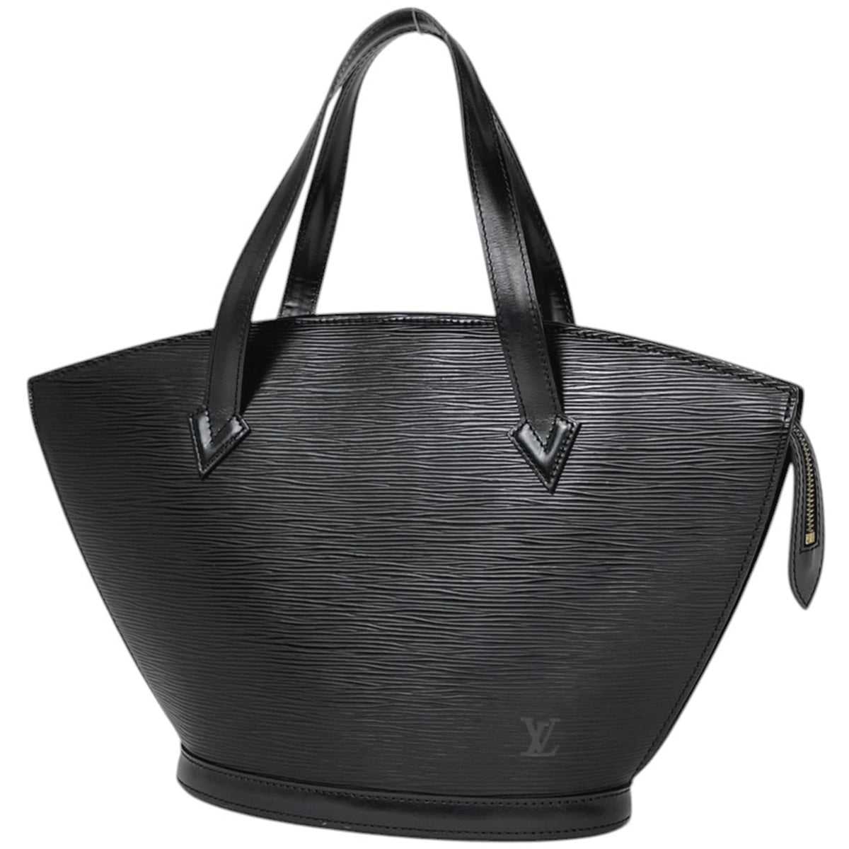 Louis Vuitton Black Noir Epi Leather Handbag (Pre-Owned)