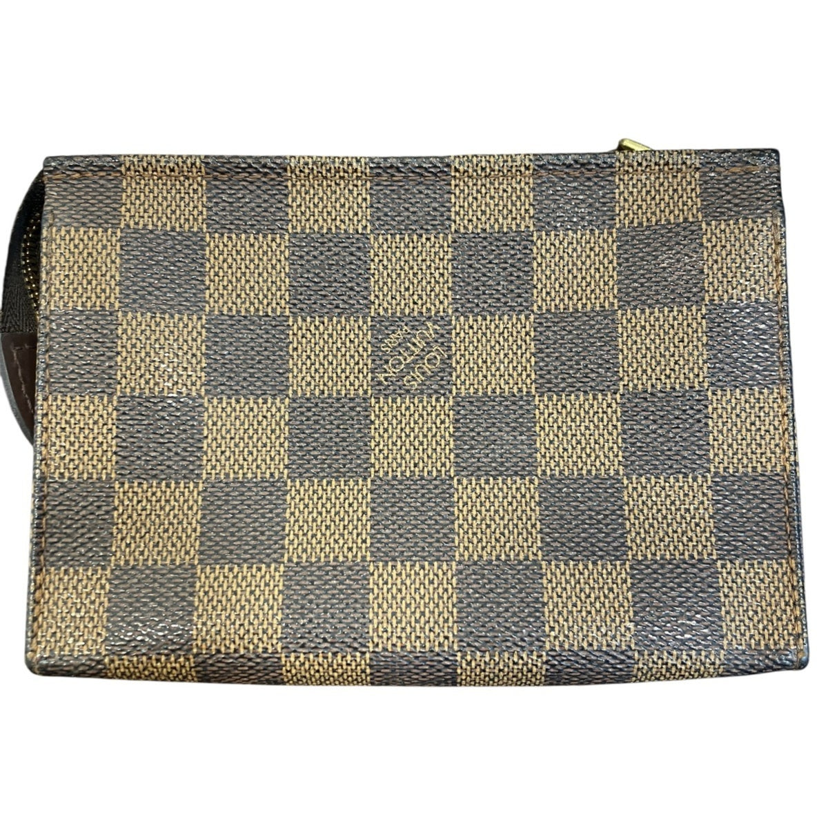 Louis Vuitton Brown Damier Canvas Pouch (Pre-Owned)