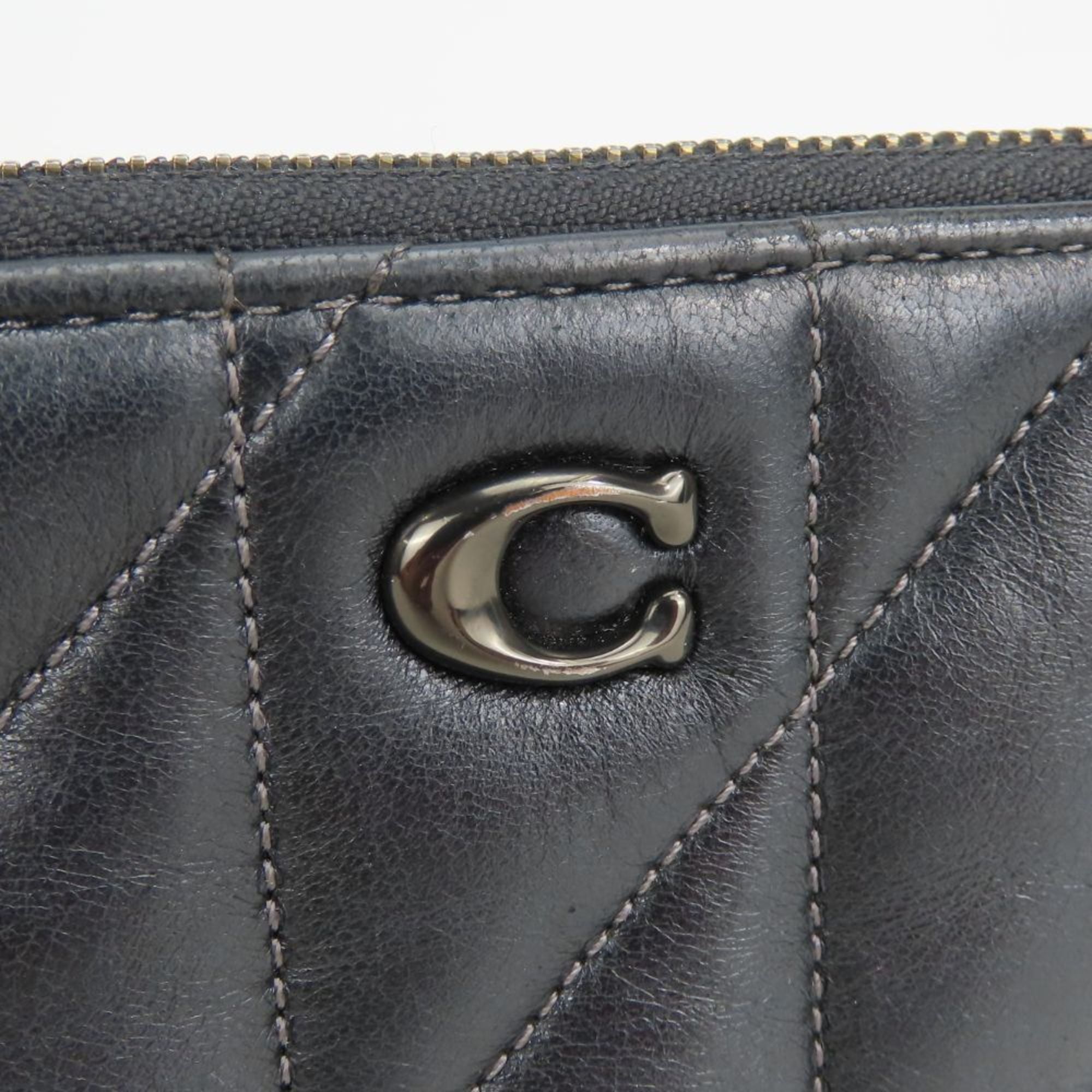 Coach Black Gauze Pochette Pouch Shoulder Bag (Pre-Owned)