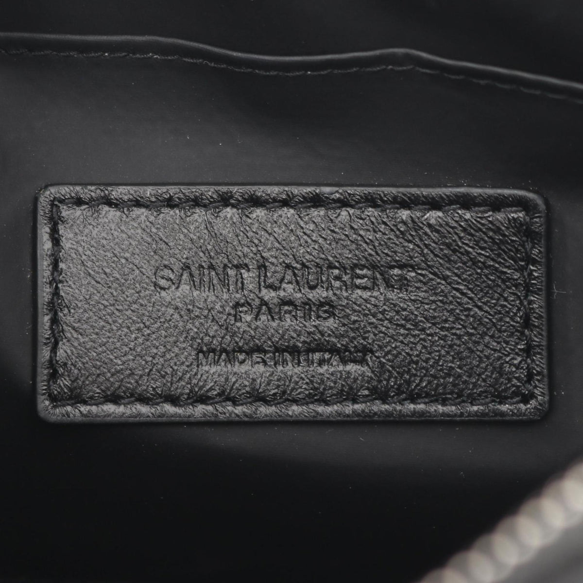 Yves Saint Laurent Black Leather Pouch (Pre-Owned)