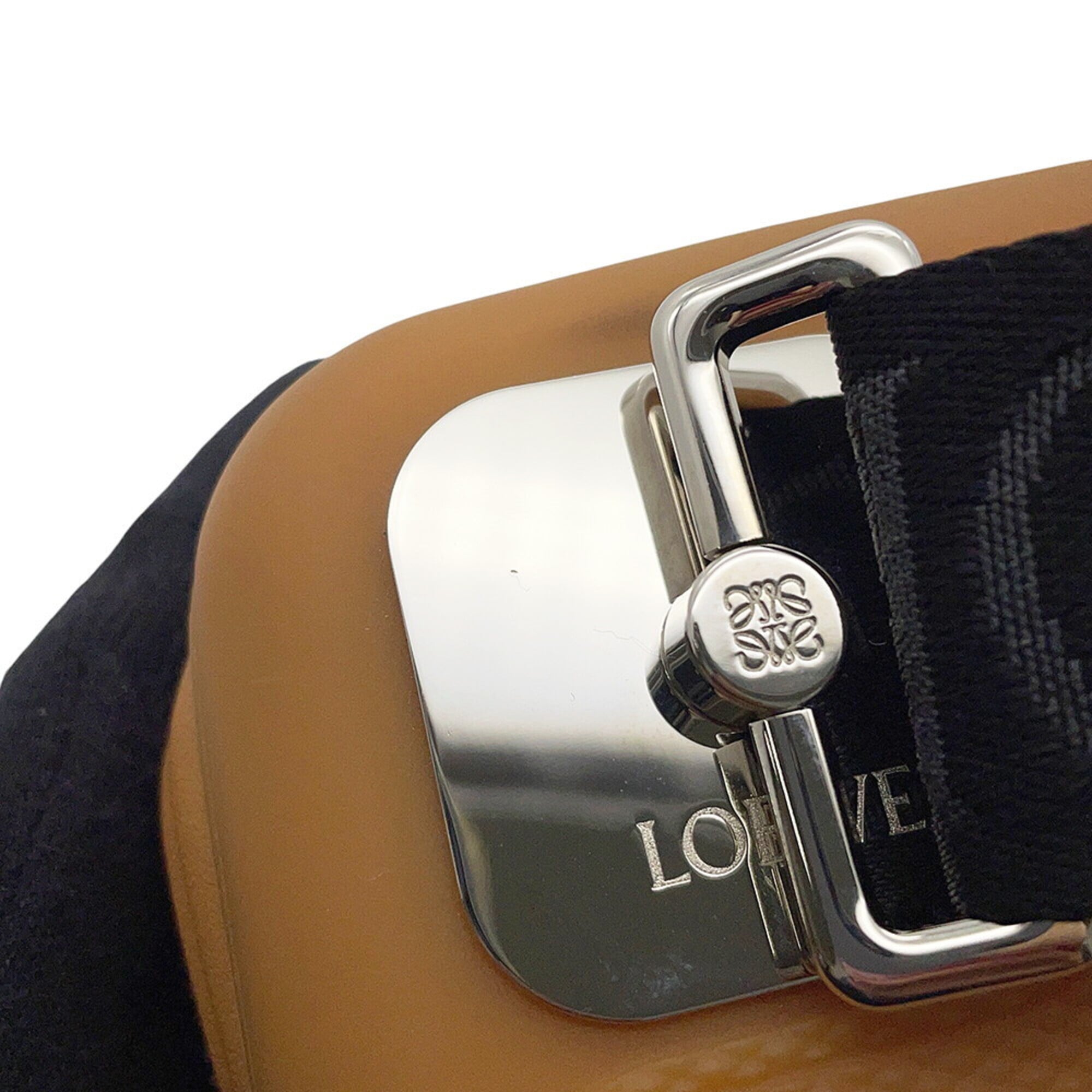 Loewe Camel Leather Handbag Sling Bag (Pre-Owned)