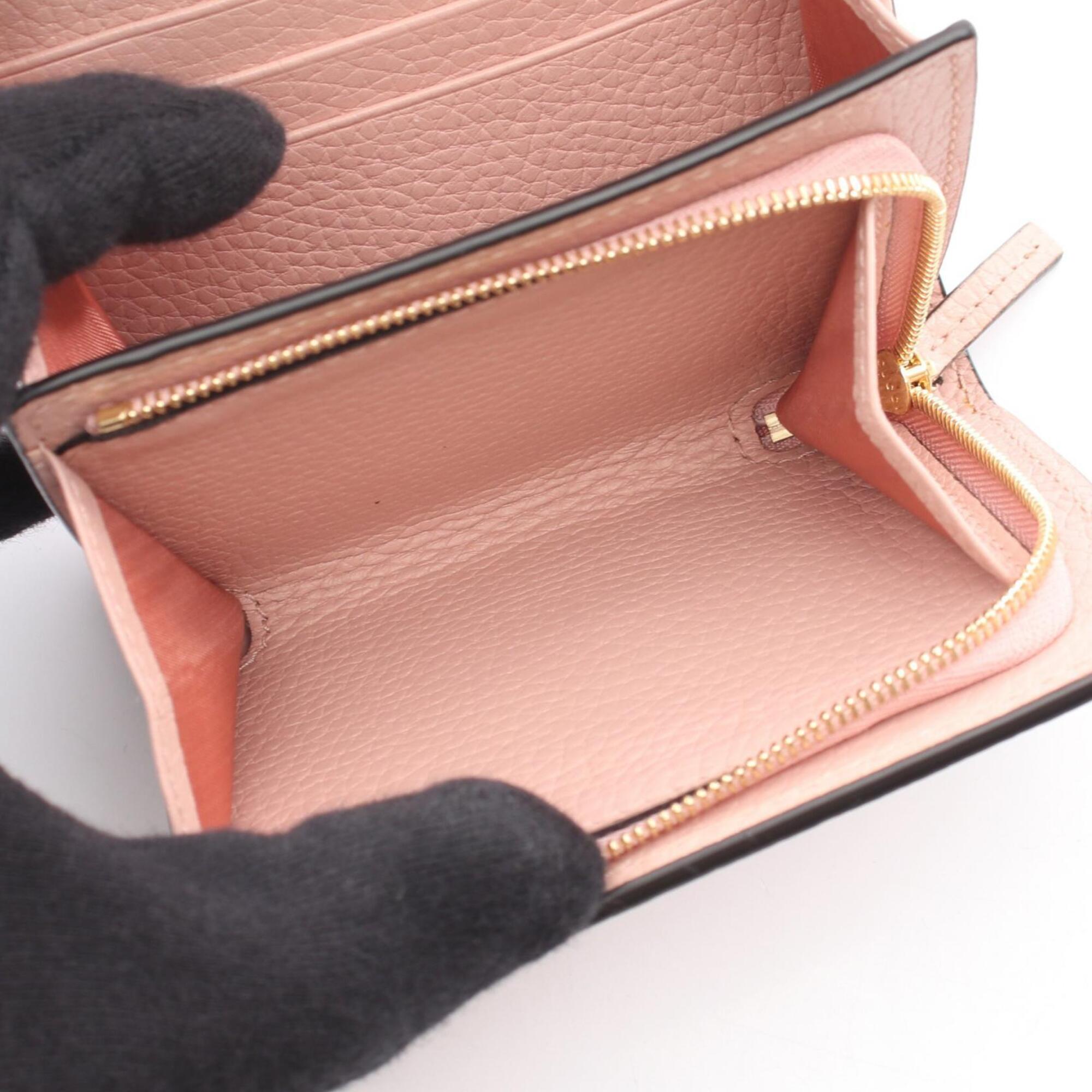 Gucci Pink Leather Wallet (Bi-Fold) (Pre-Owned)