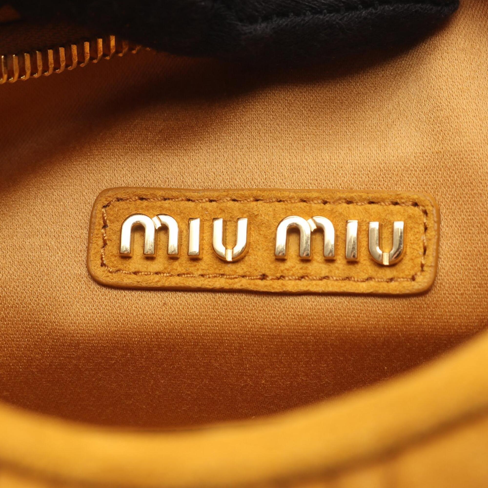 Miu Miu Brown Suede Handbag (Pre-Owned)