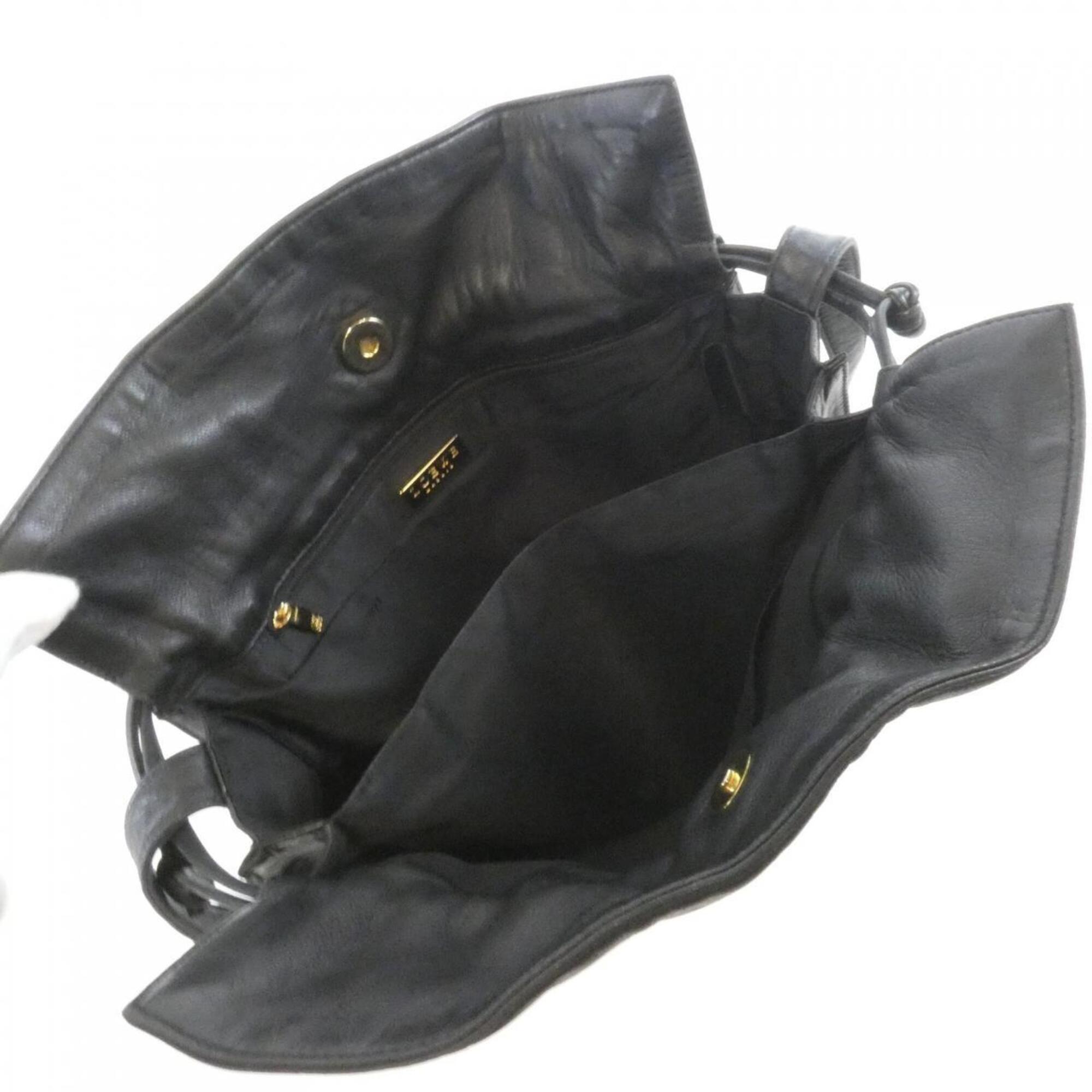 Loewe Black Leather Handbag (Pre-Owned)