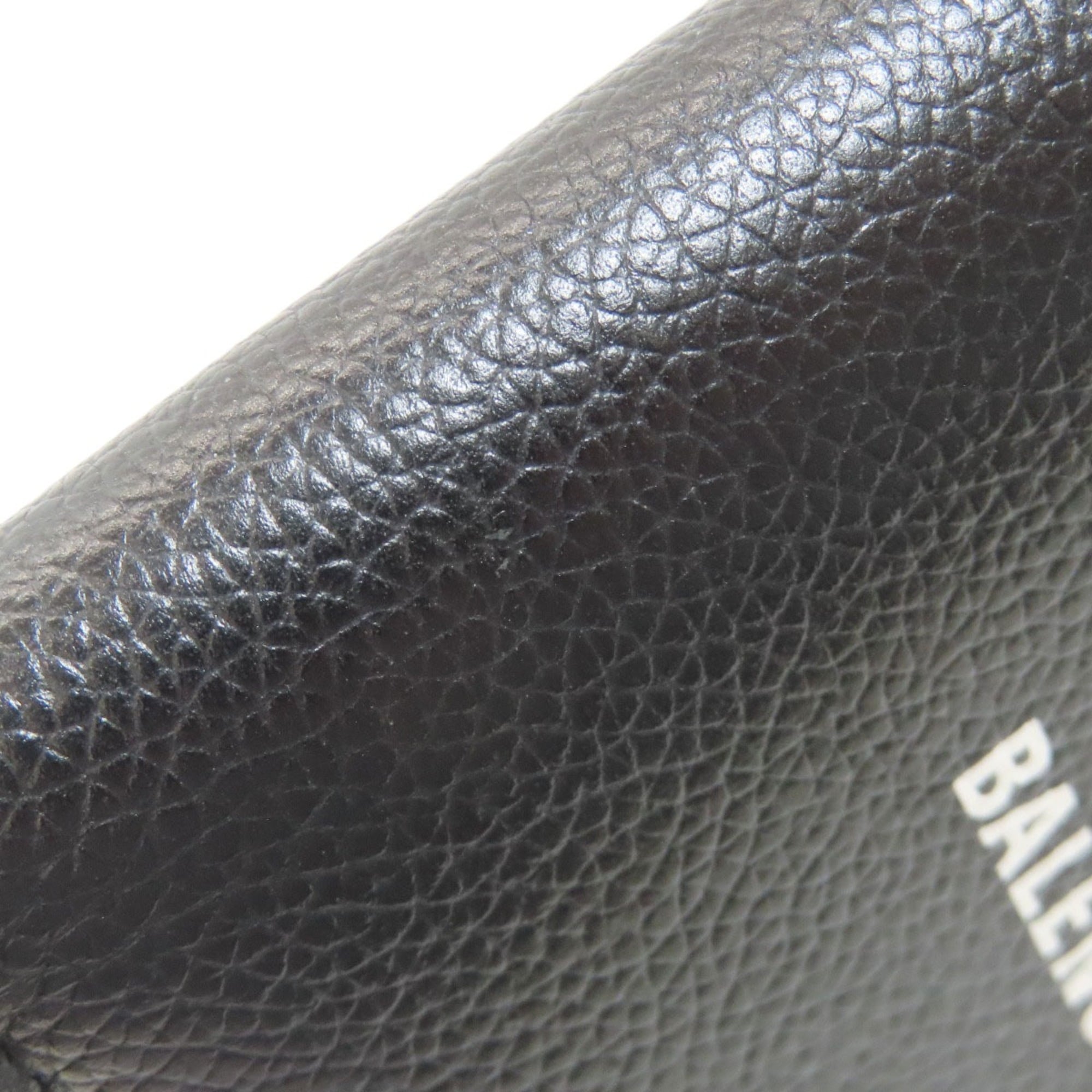 Balenciaga Black Leather Wallet (Bi-Fold) (Pre-Owned)