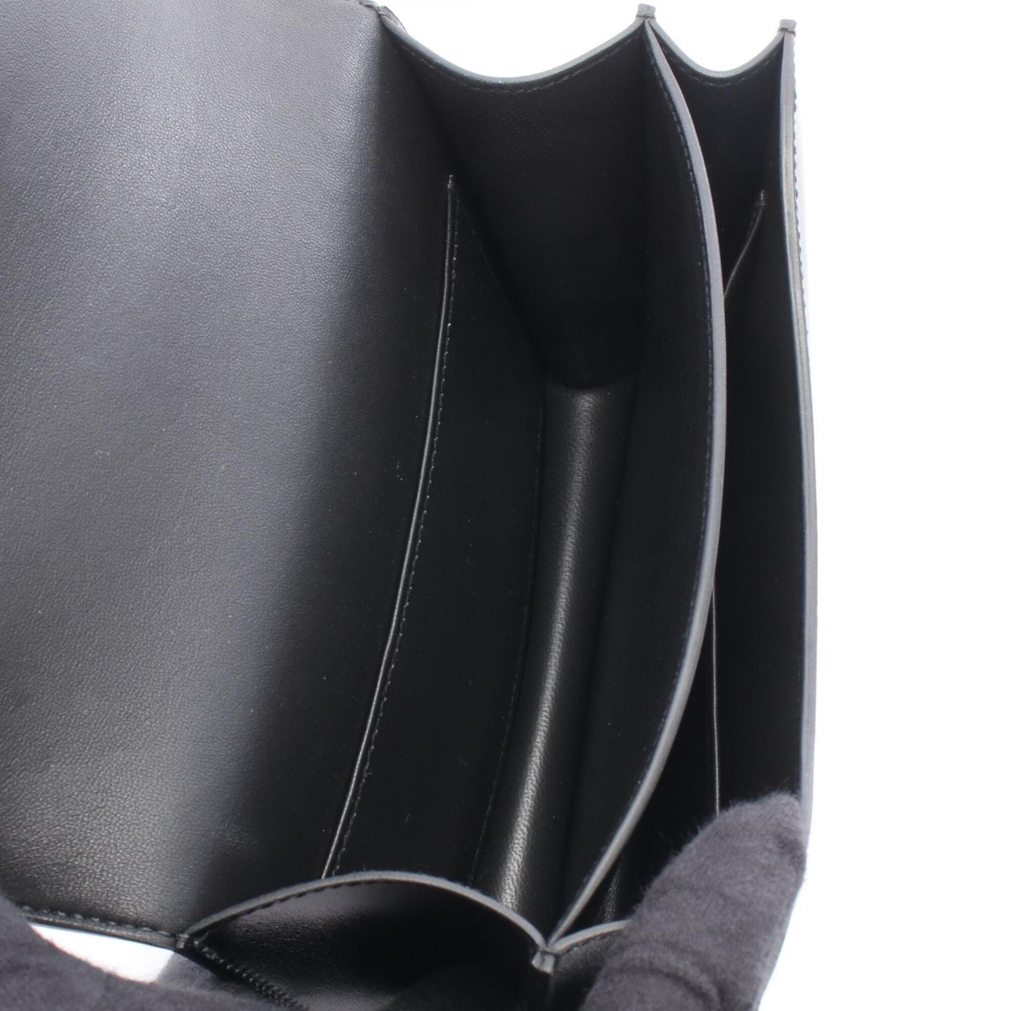 Hermes Black Box Calf Leather Handbag Shoulder Bag (Pre-Owned)