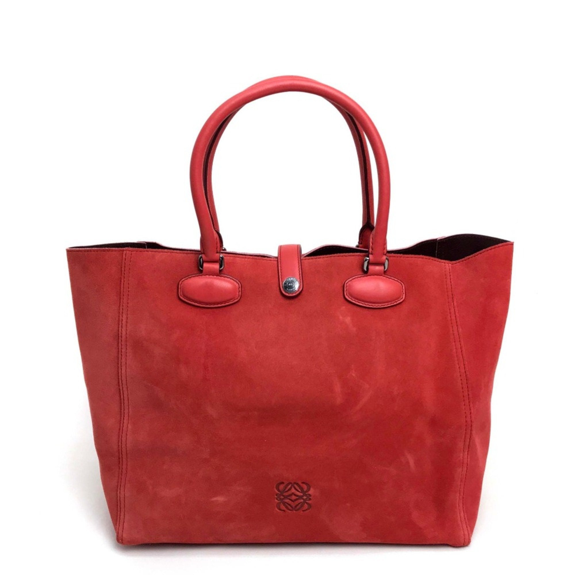 Loewe Red Leather Tote Bag (Pre-Owned)