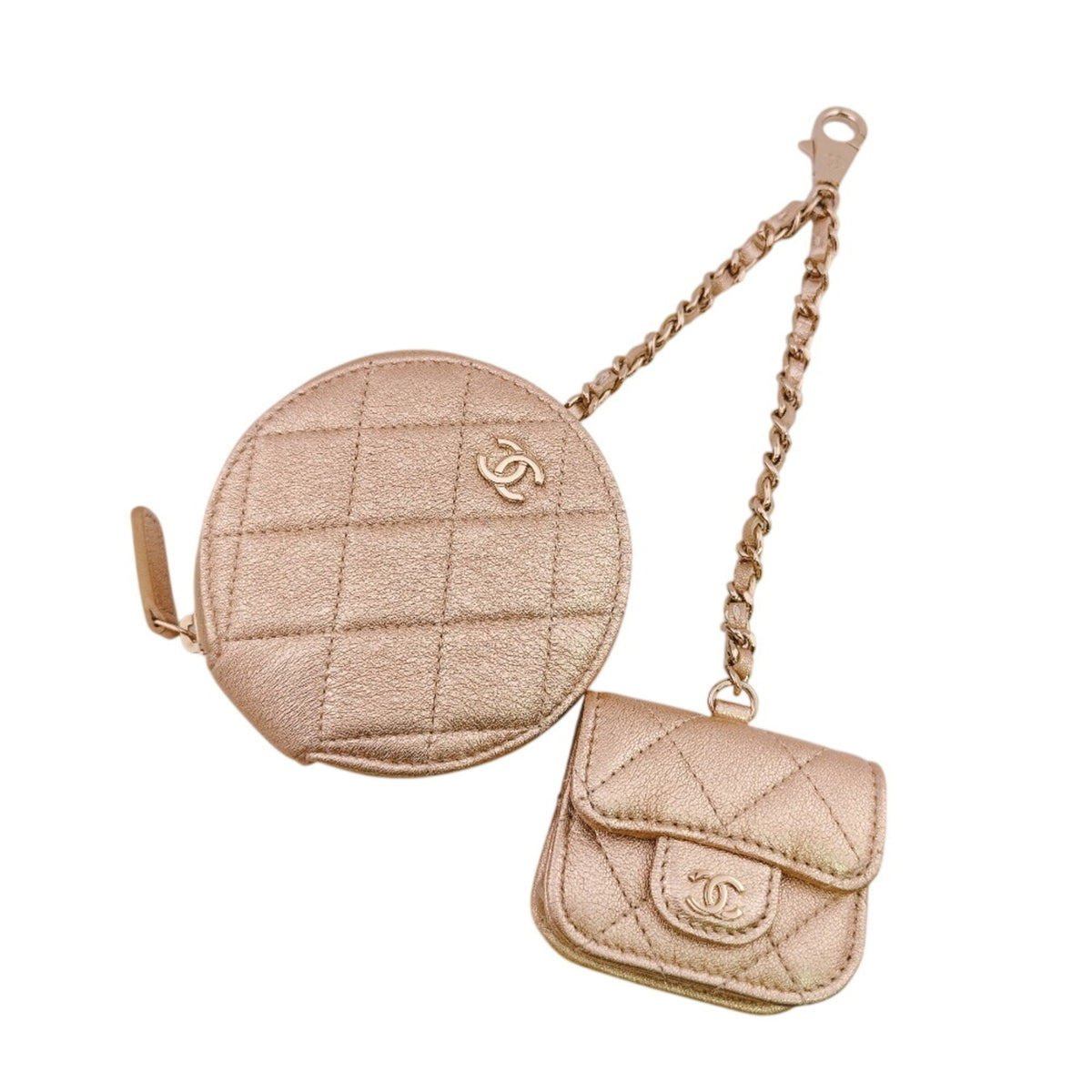 Chanel Matelasse Leather Coin Purse/Coin Case (Pre-Owned)