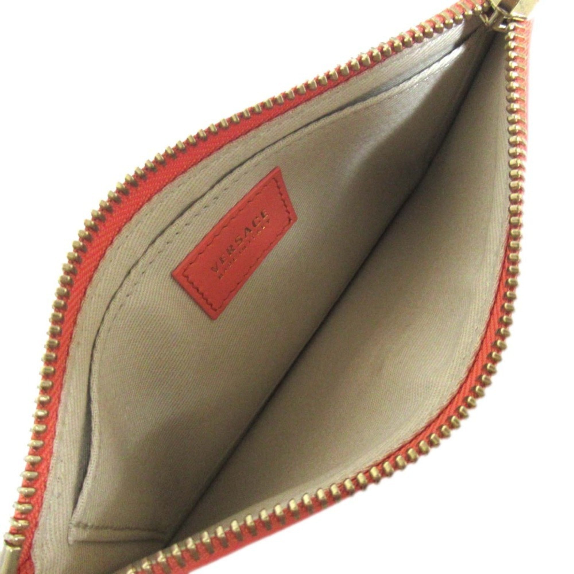 Versace Salmon Pink Pouch (Pre-Owned)