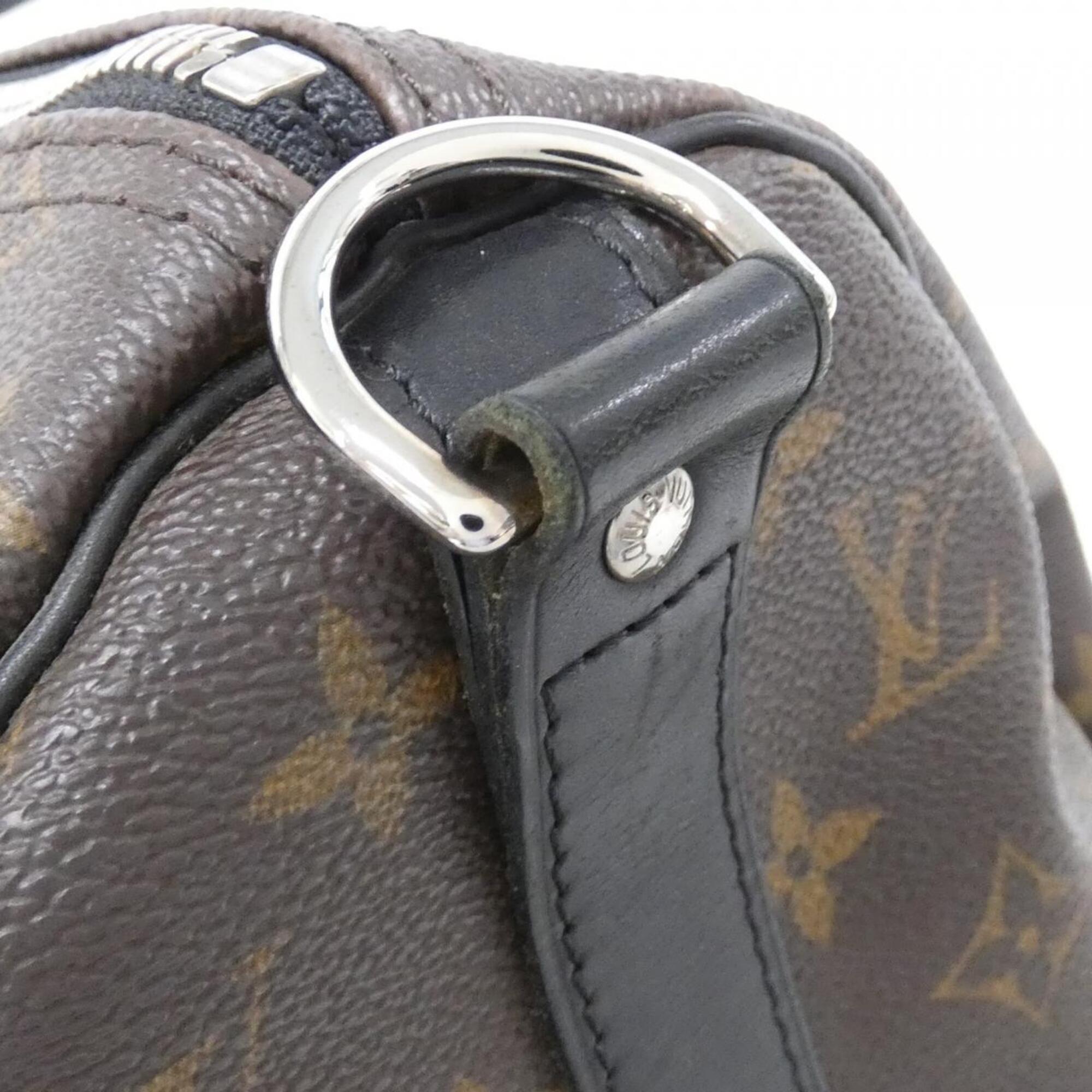 Louis Vuitton Brown Coated Canvas Boston Bag (Pre-Owned)