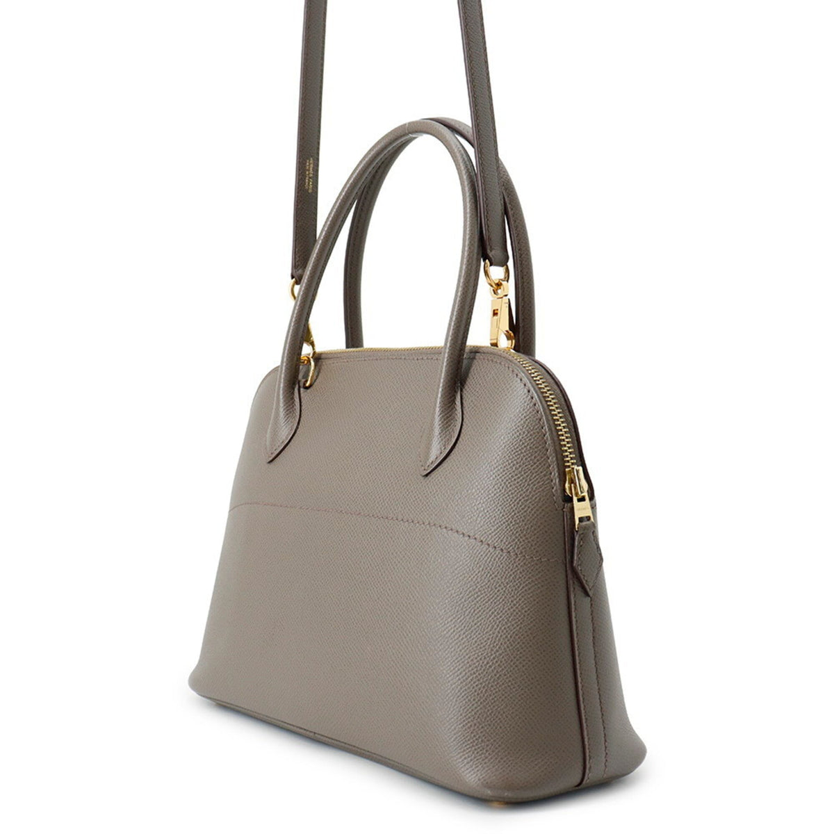 Hermes Bolide Etain Epsom Leather Handbag Shoulder Bag (Pre-Owned)