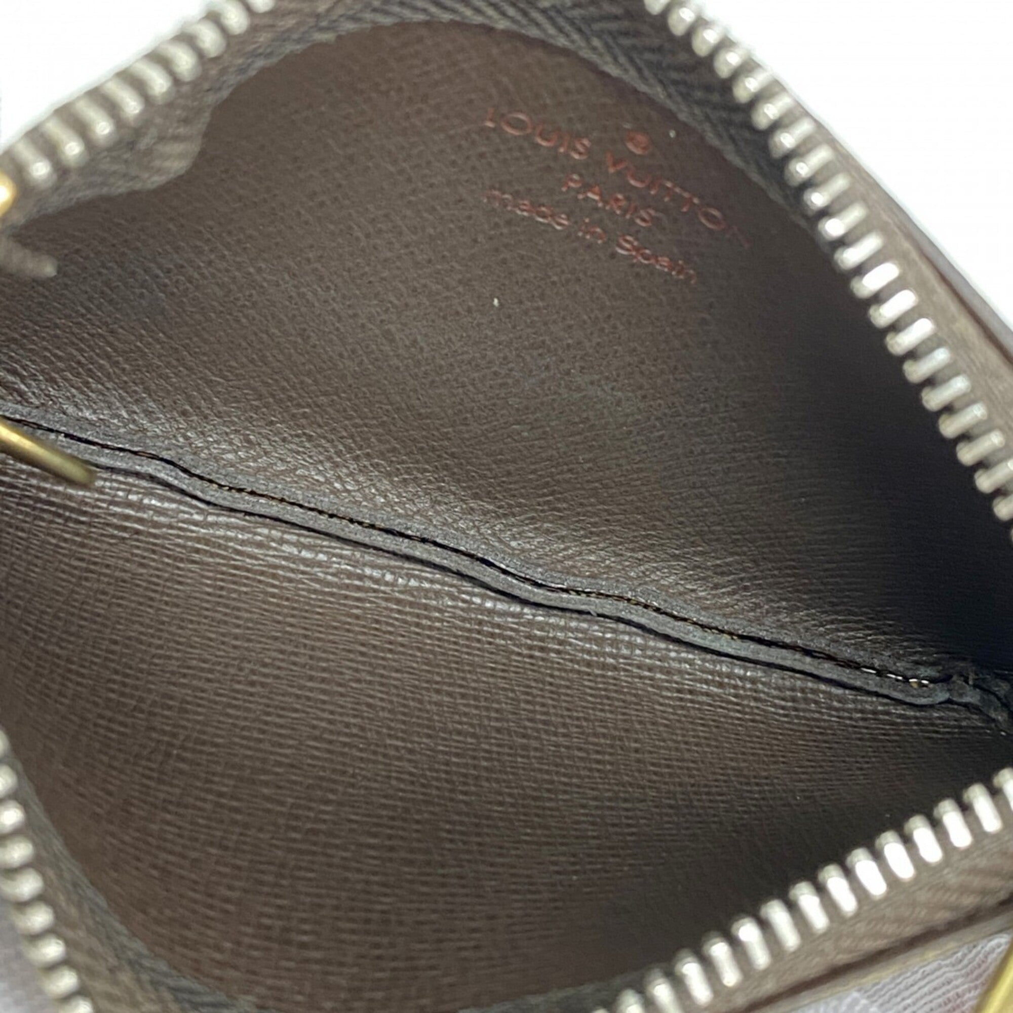 Louis Vuitton Ebene Coin Purse/Coin Case (Pre-Owned)