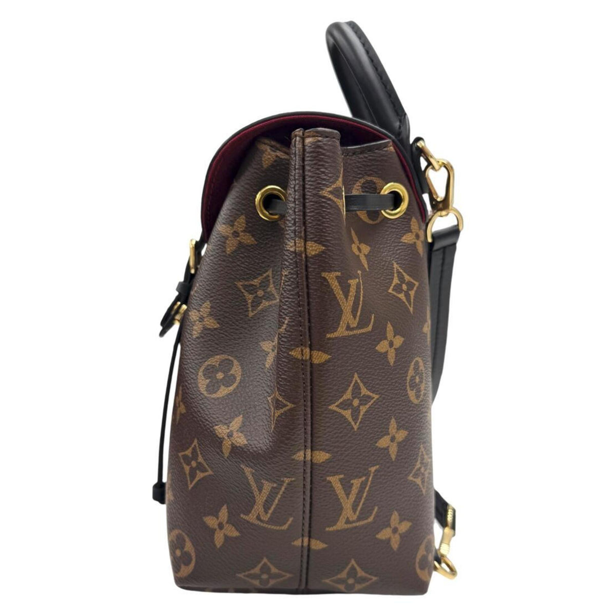 Louis Vuitton Monogram Brown Noir Monogram Leather Backpack (Pre-Owned)