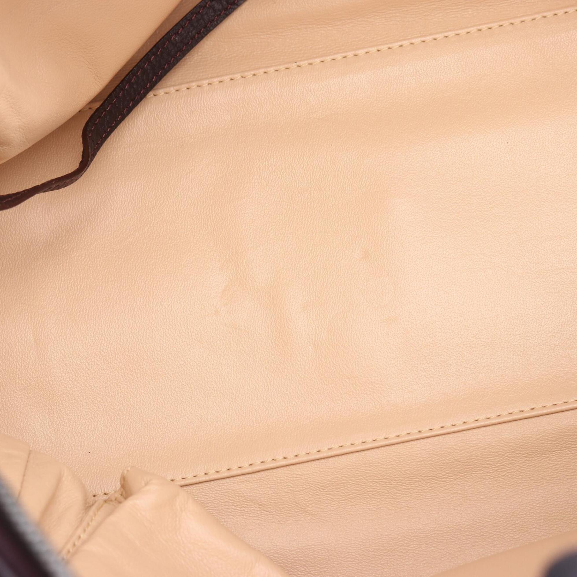 Chanel Brown Leather Handbag (Pre-Owned)
