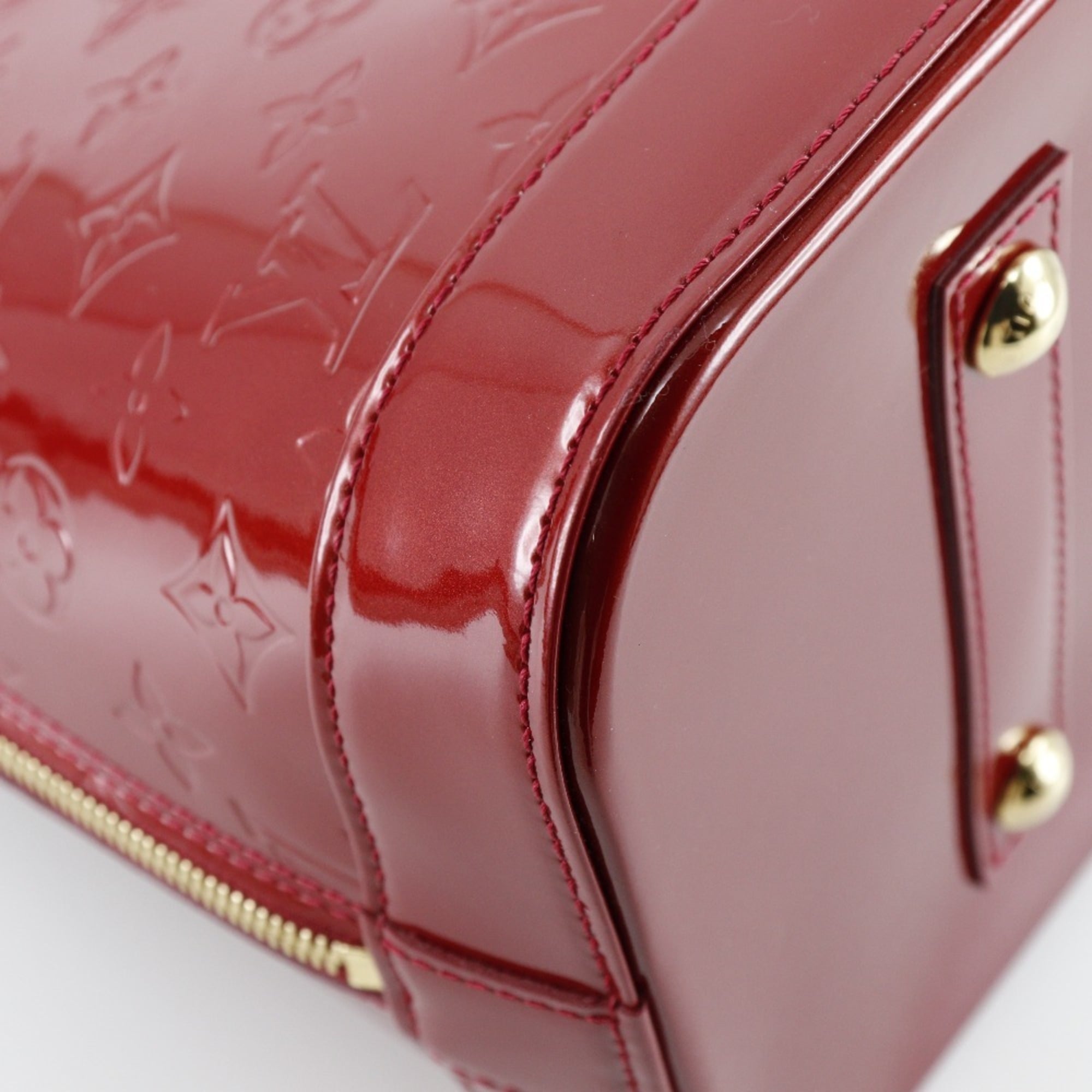Louis Vuitton Pomme D'amour Red Color Vernis Handbag (Pre-Owned)