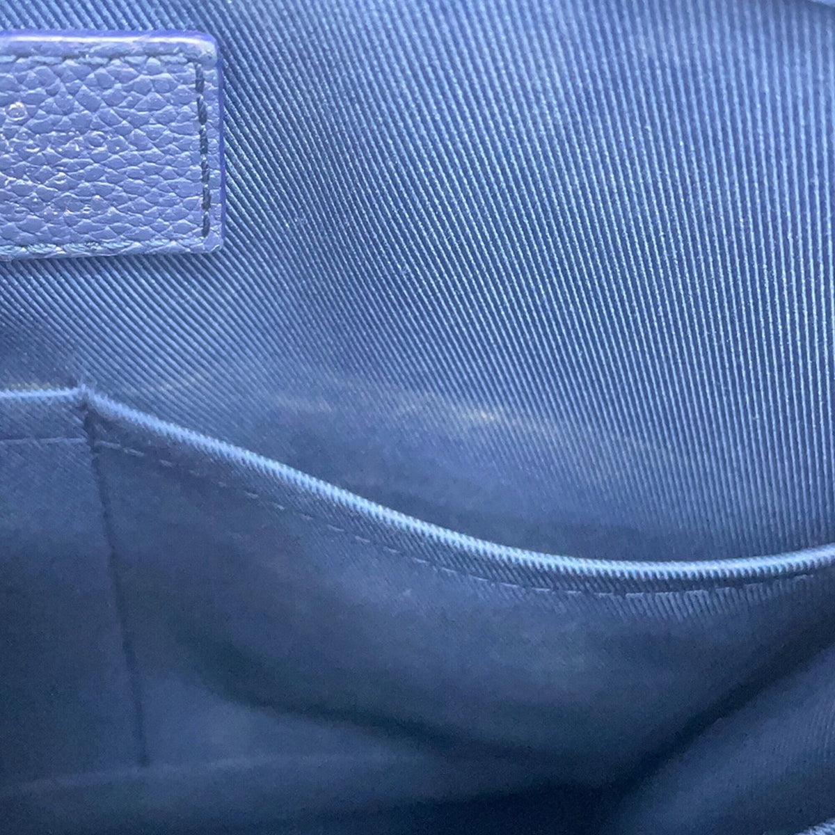 Louis Vuitton Navy Monogram Handbag (Pre-Owned)