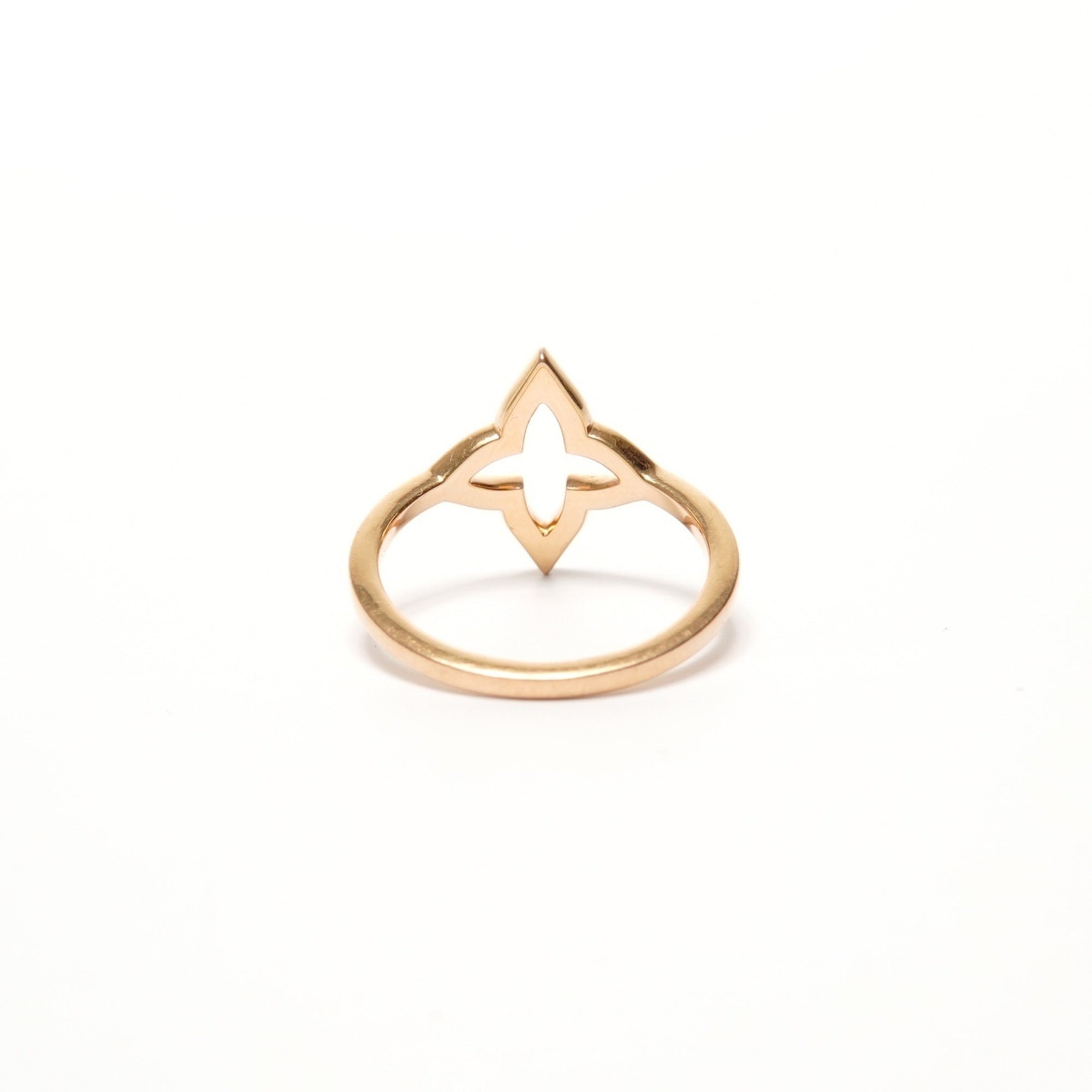 Louis Vuitton Gold Gold (18K) Band Ring (Pre-Owned)