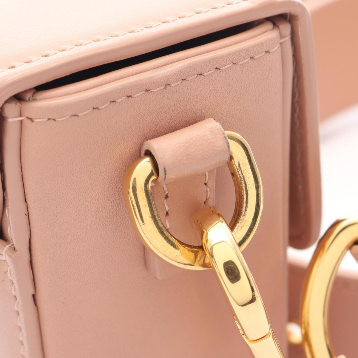 Christian Dior Pink Leather Handbag Shoulder Bag (Pre-Owned)