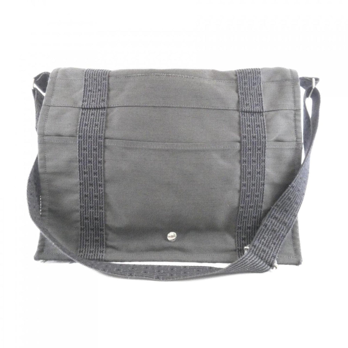 Hermes Black Canvas Shoulder Bag (Pre-Owned)