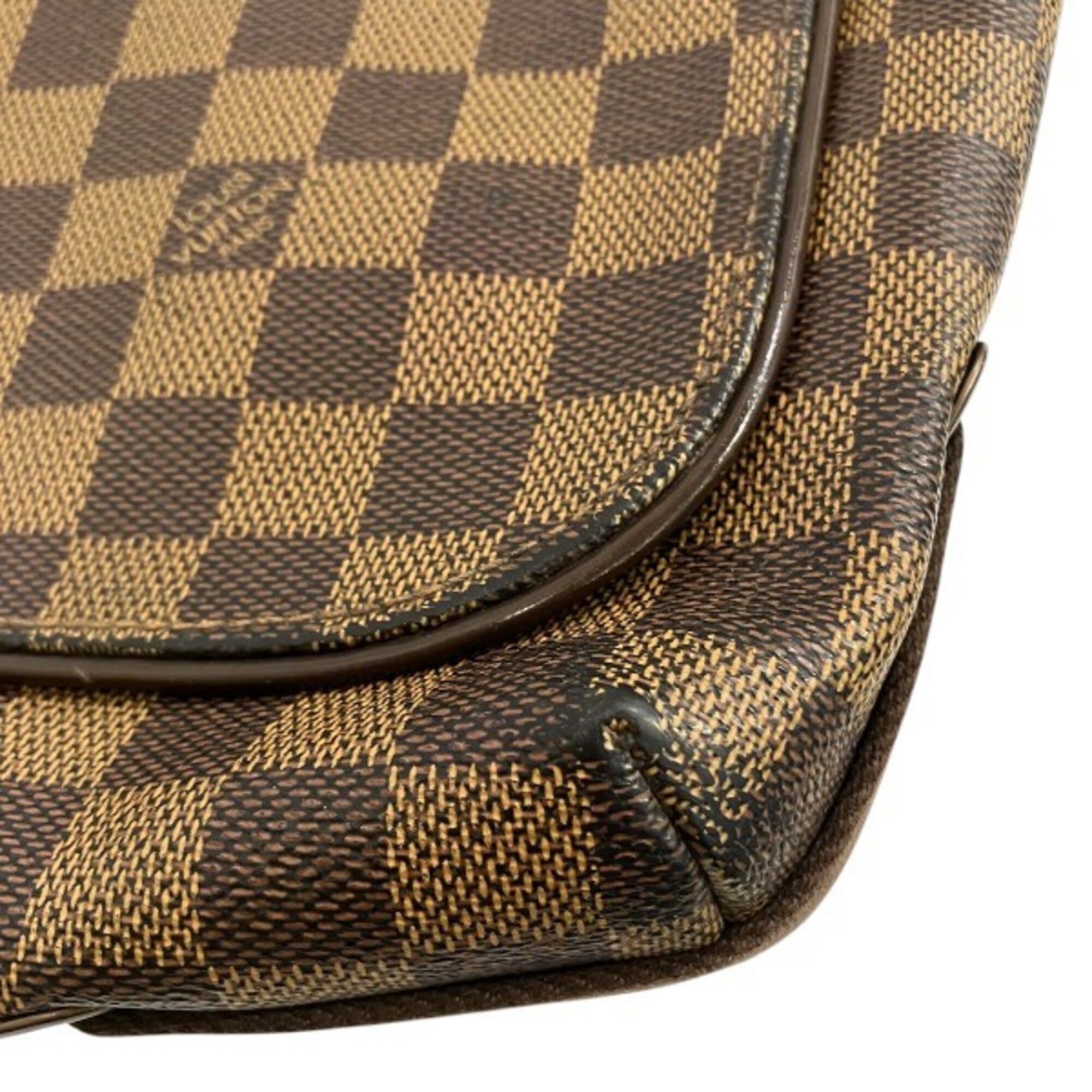 Louis Vuitton Brown Handbag Shoulder Bag (Pre-Owned)