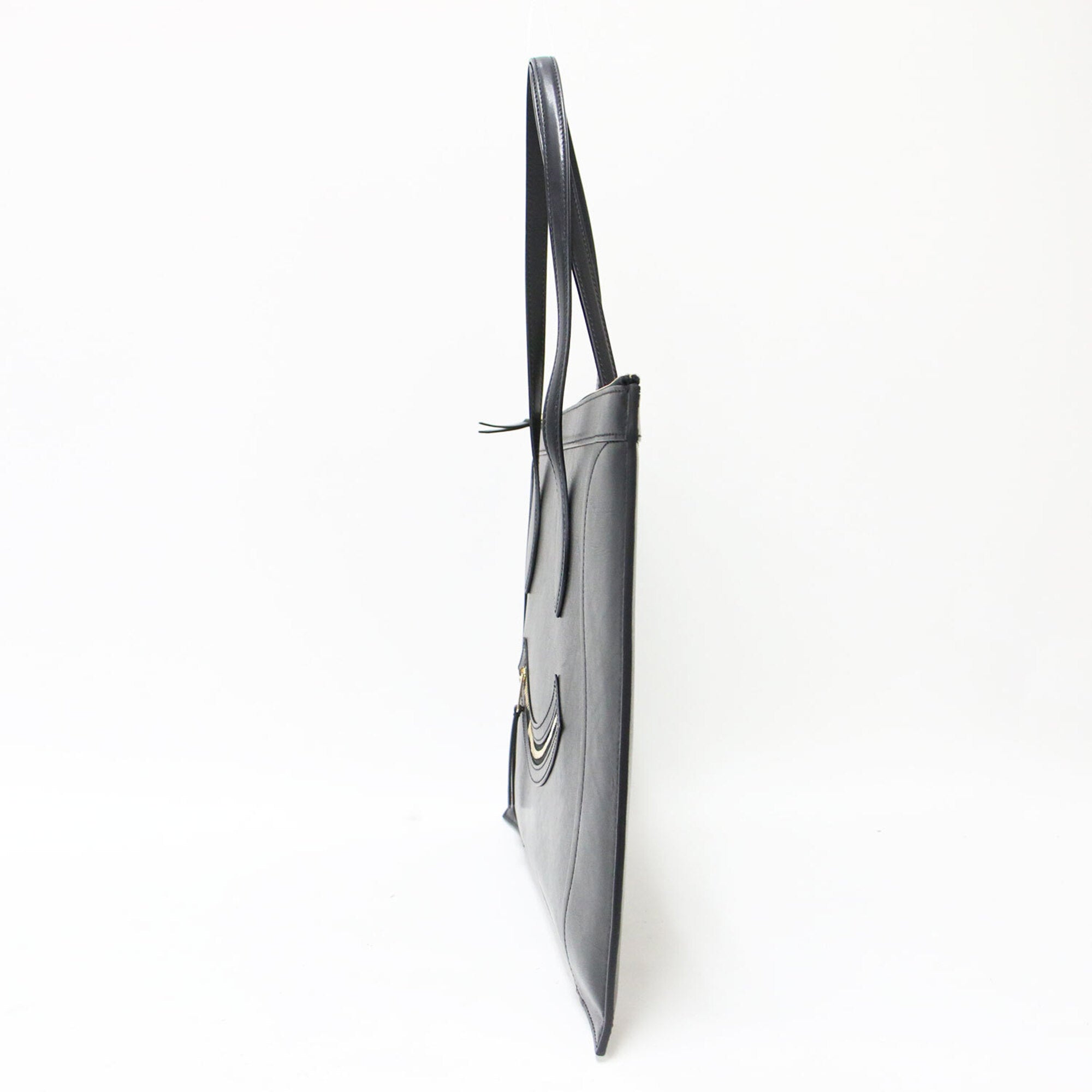 Celine Black Leather Handbag Tote Bag (Pre-Owned)