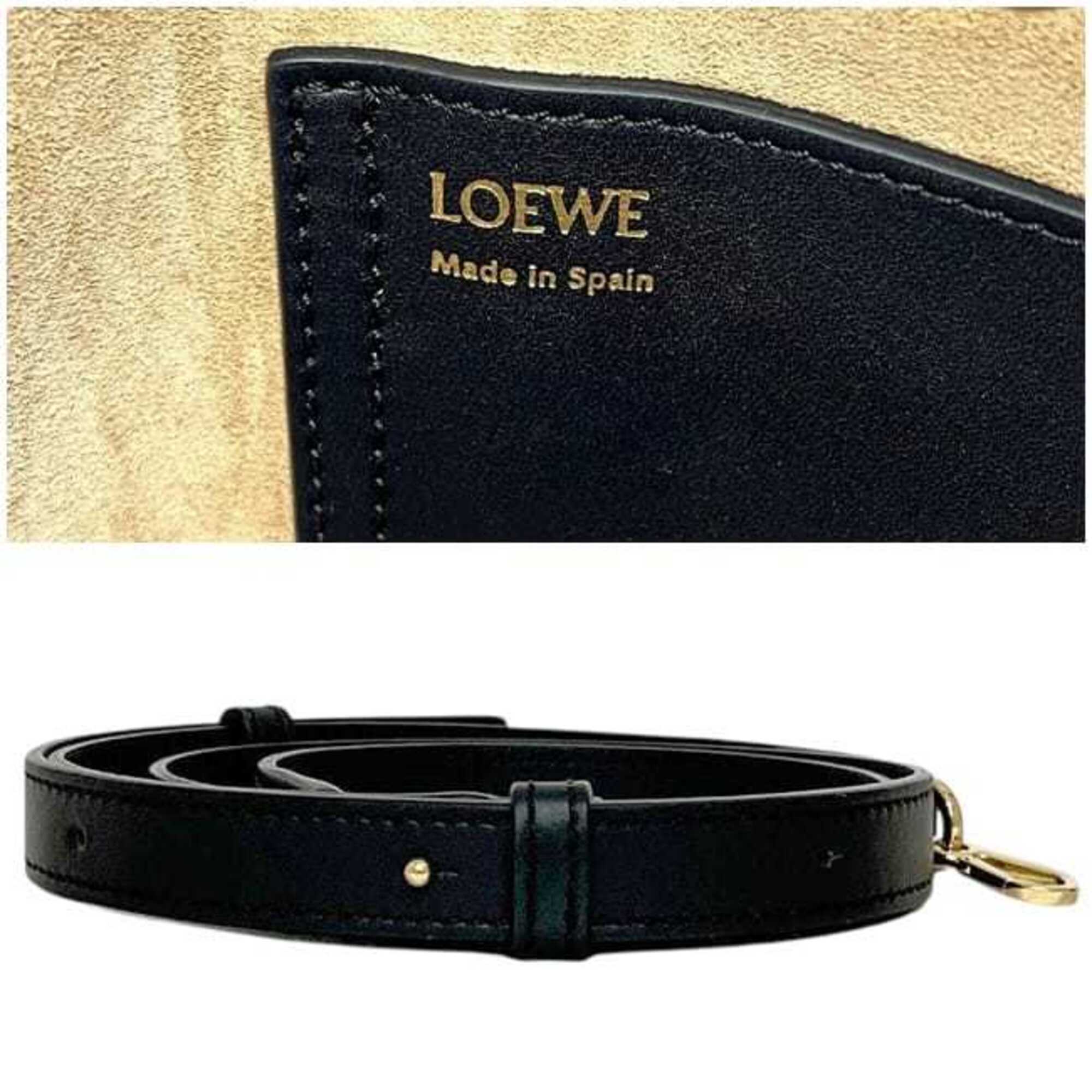Loewe Black Leather Shoulder Bag (Pre-Owned)