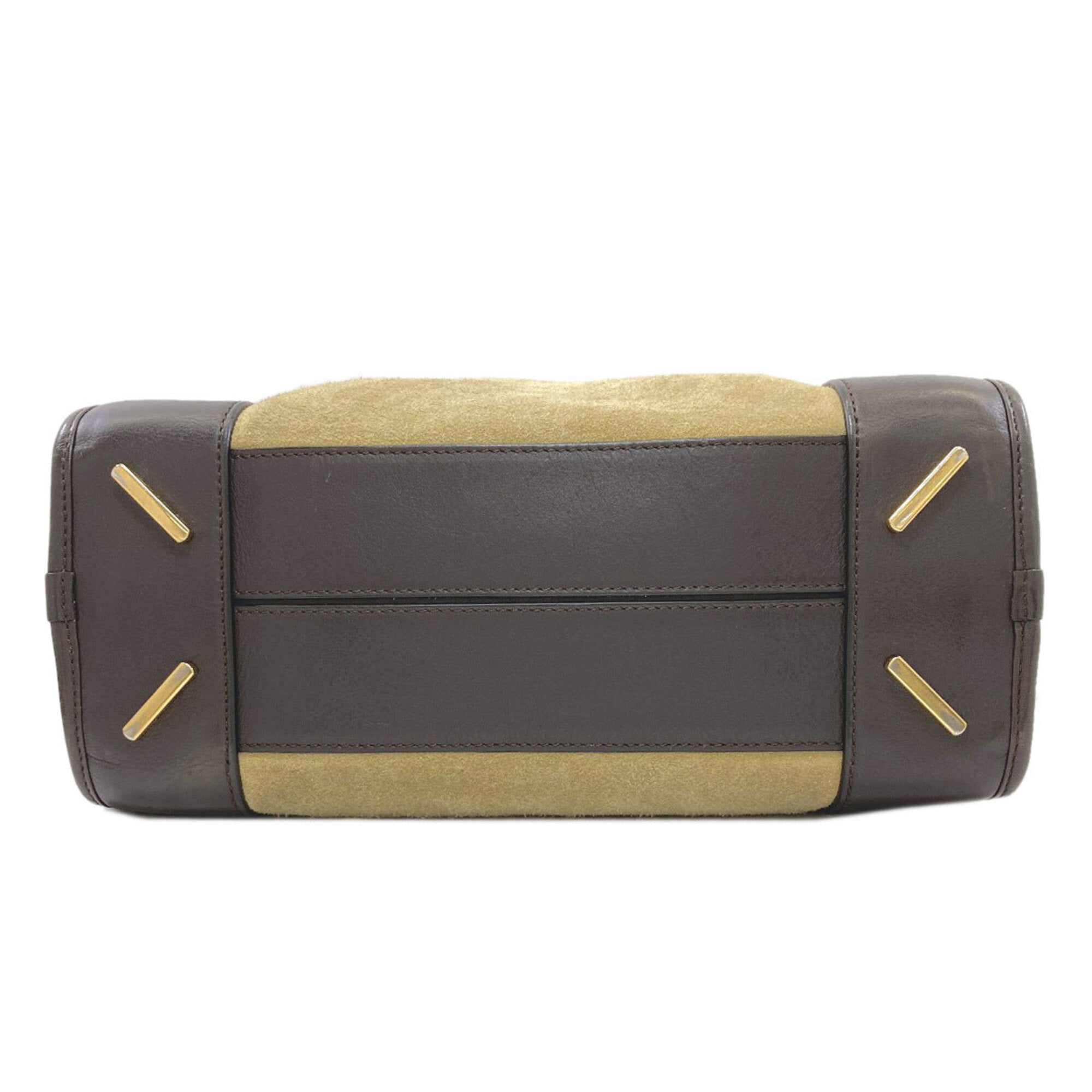 Loewe Brown Suede Handbag (Pre-Owned)