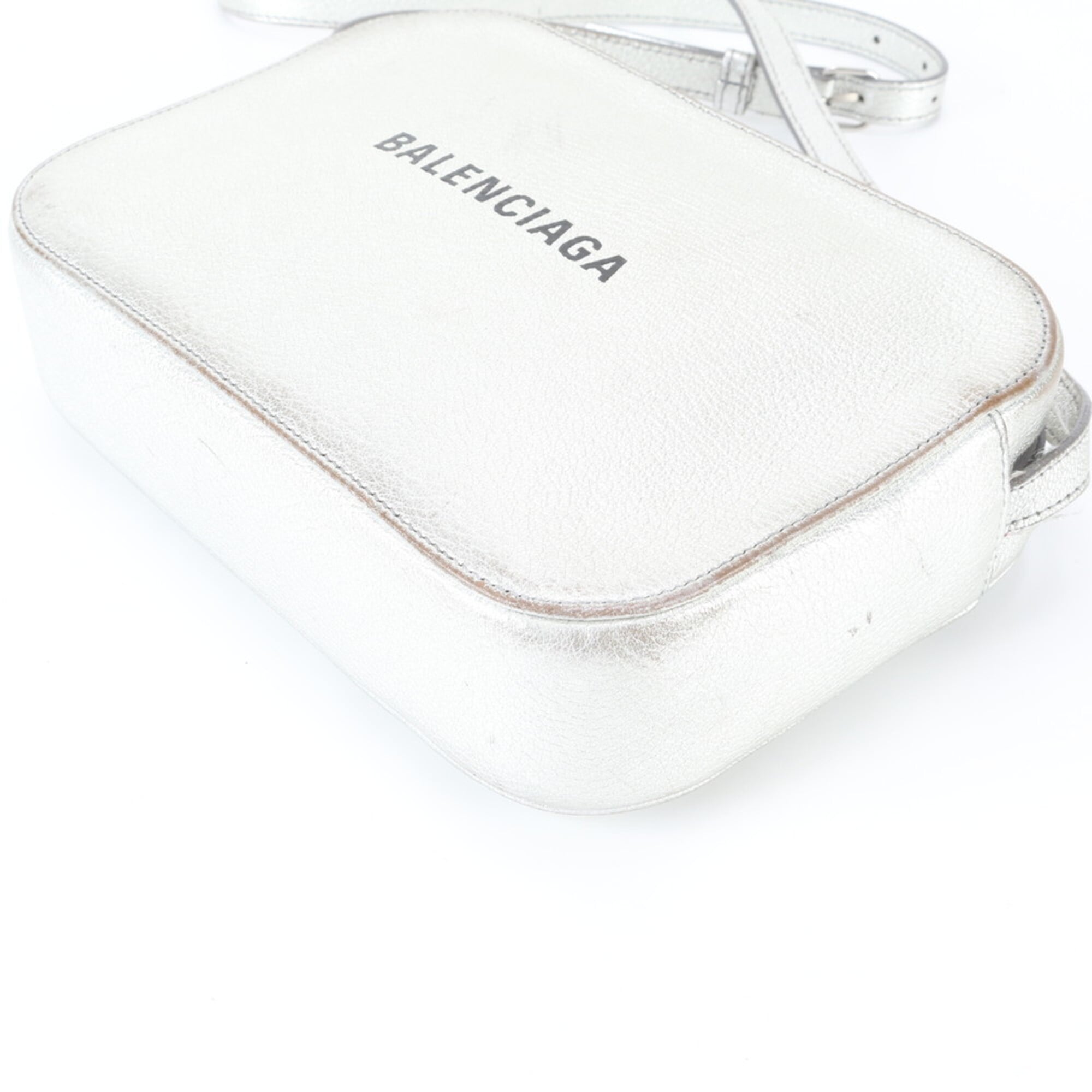 Balenciaga Silver Leather Shoulder Bag (Pre-Owned)