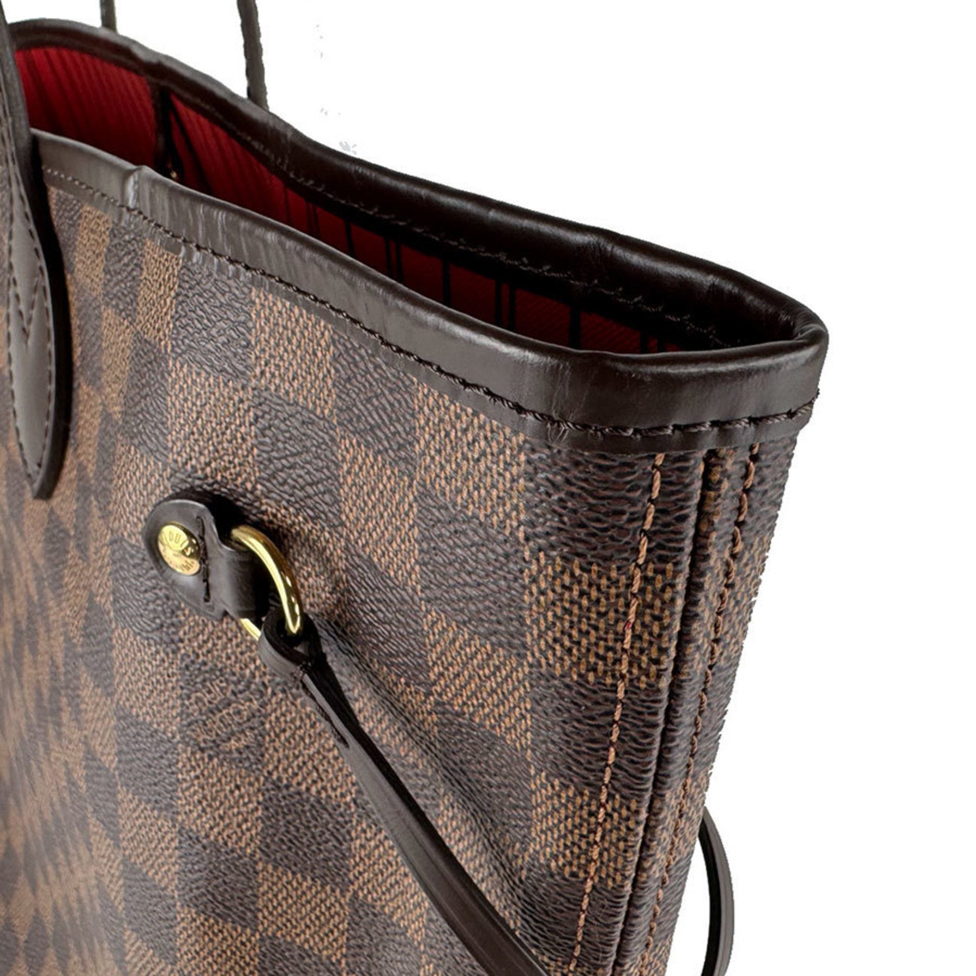 Louis Vuitton Damier Canvas Ebene Damier Canvas Handbag (Pre-Owned)
