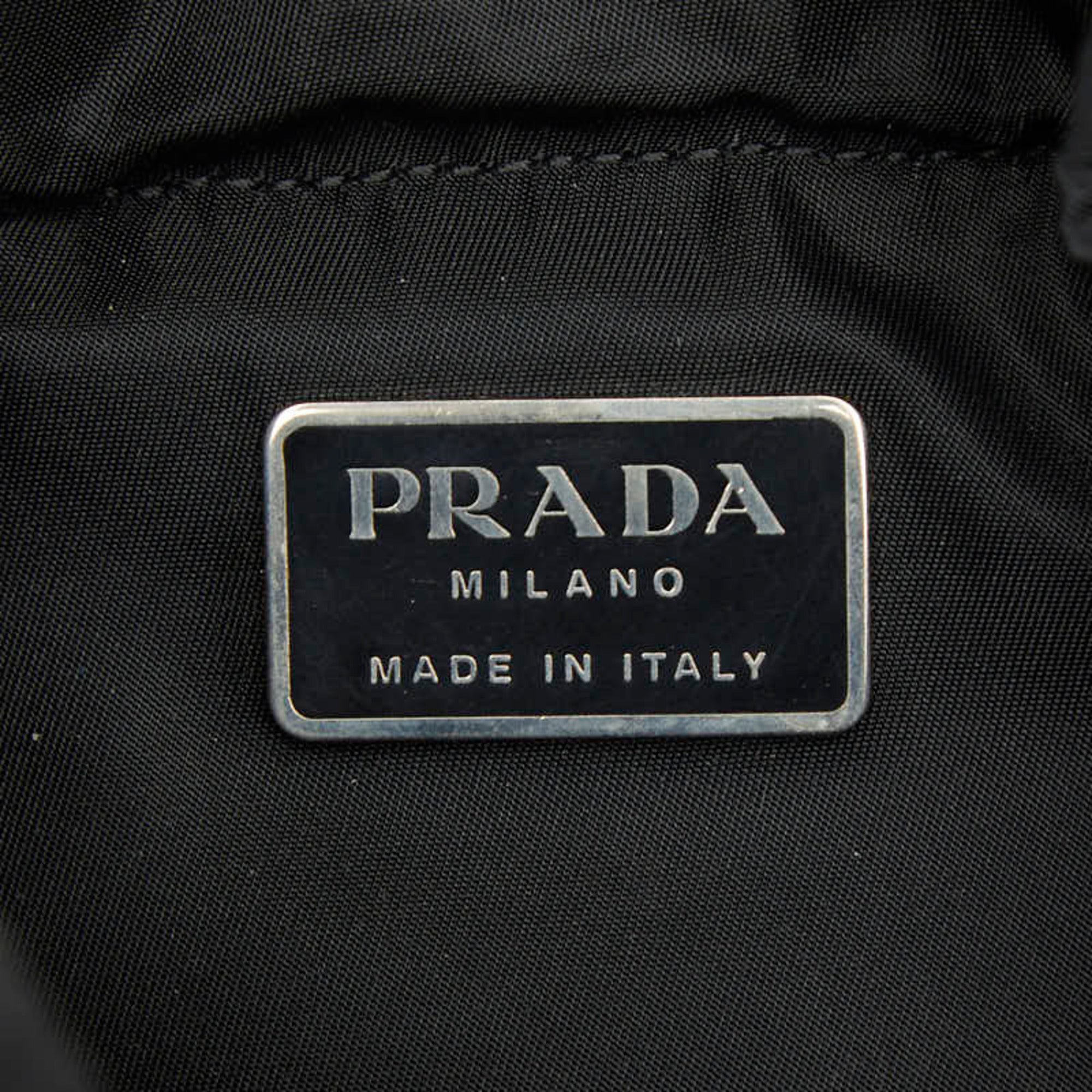 Prada Black Nylon Backpack (Pre-Owned)