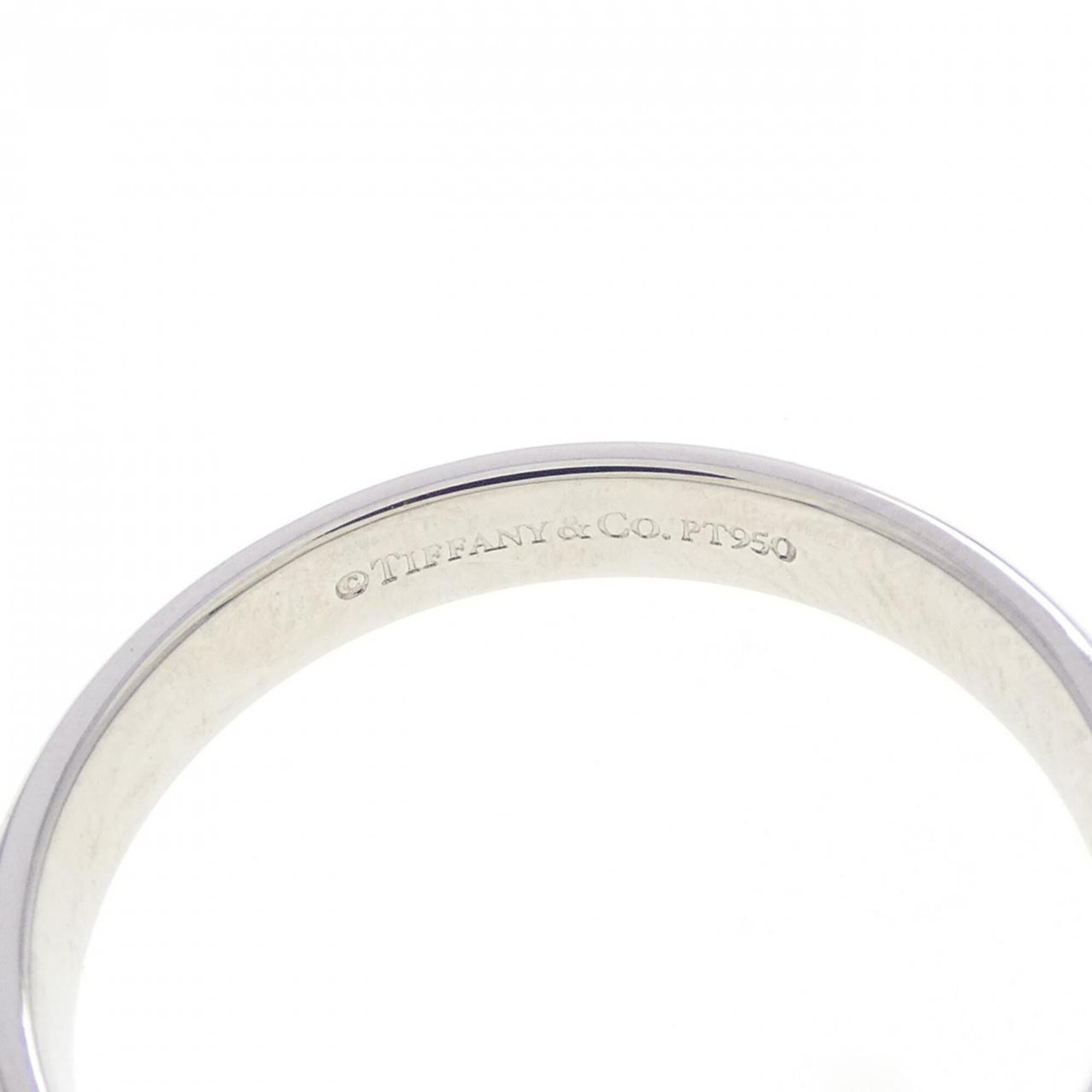 Tiffany Platinum Platinum 950 Band Ring (Pre-Owned)