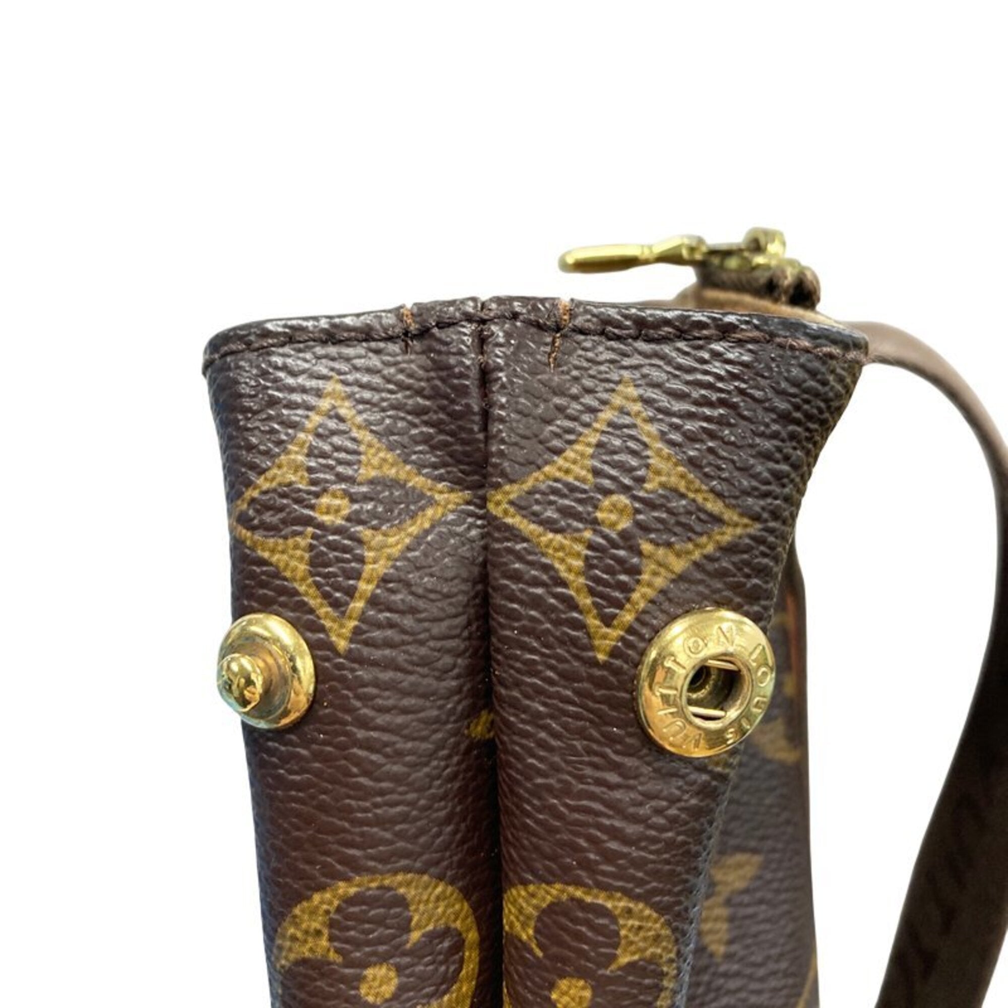Louis Vuitton Brown Pvc Canvas Shoulder Bag Tote Bag (Pre-Owned)