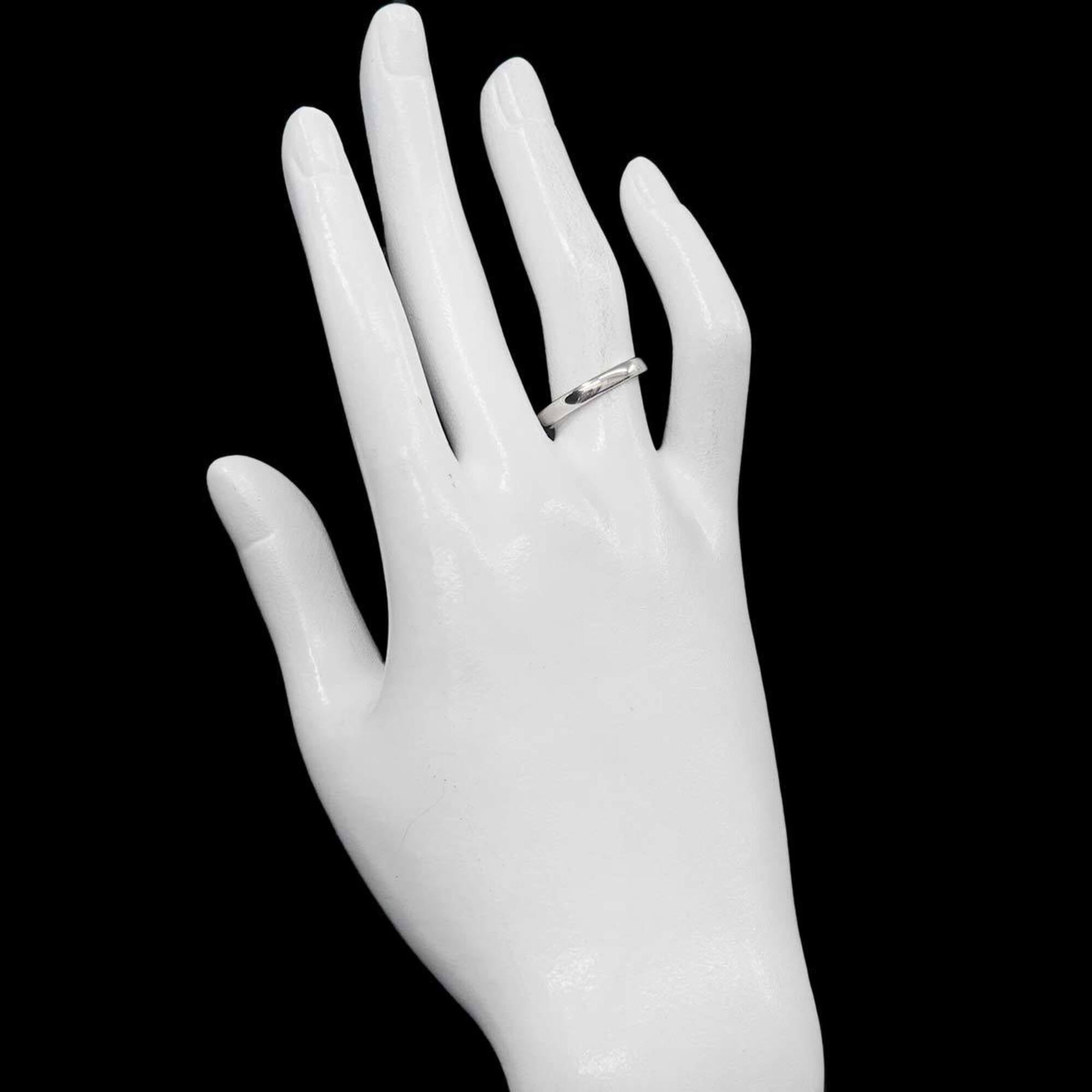 Tiffany Platinum Platinum 950 Band Ring (Pre-Owned)