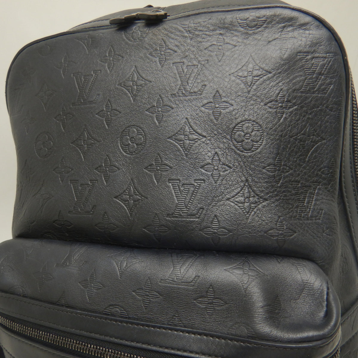 Louis Vuitton Monogram Shadow Noir Leather Backpack (Pre-Owned)