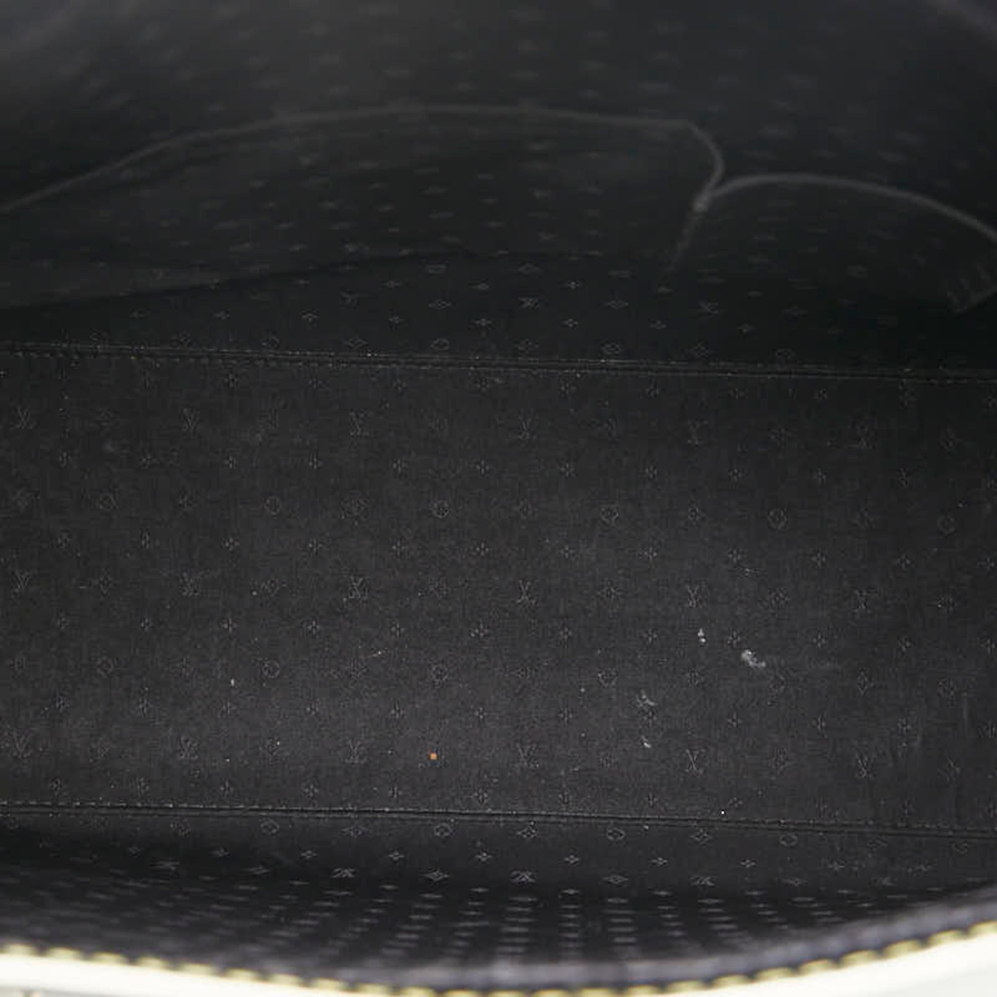 Louis Vuitton Black Noir Leather Handbag Tote Bag (Pre-Owned)