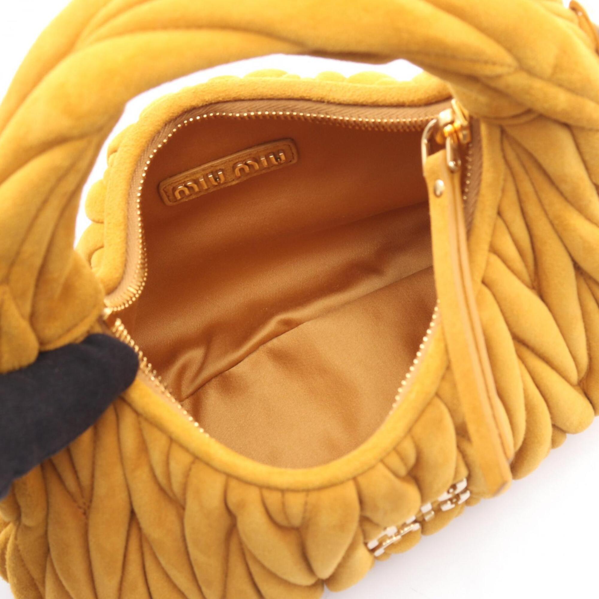 Miu Miu Brown Suede Handbag (Pre-Owned)