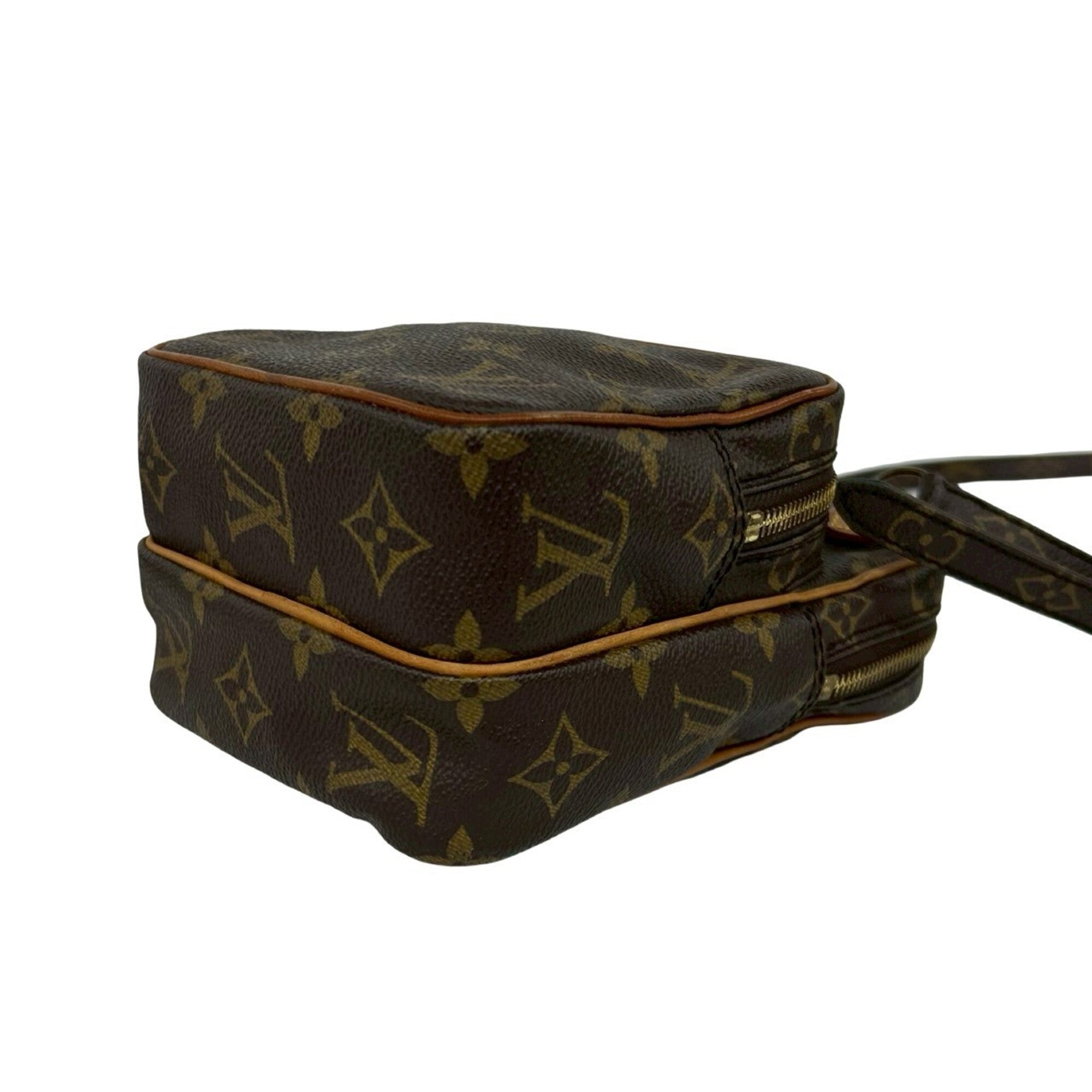 Louis Vuitton Brown Leather Pvc Pochette Shoulder Bag (Pre-Owned)