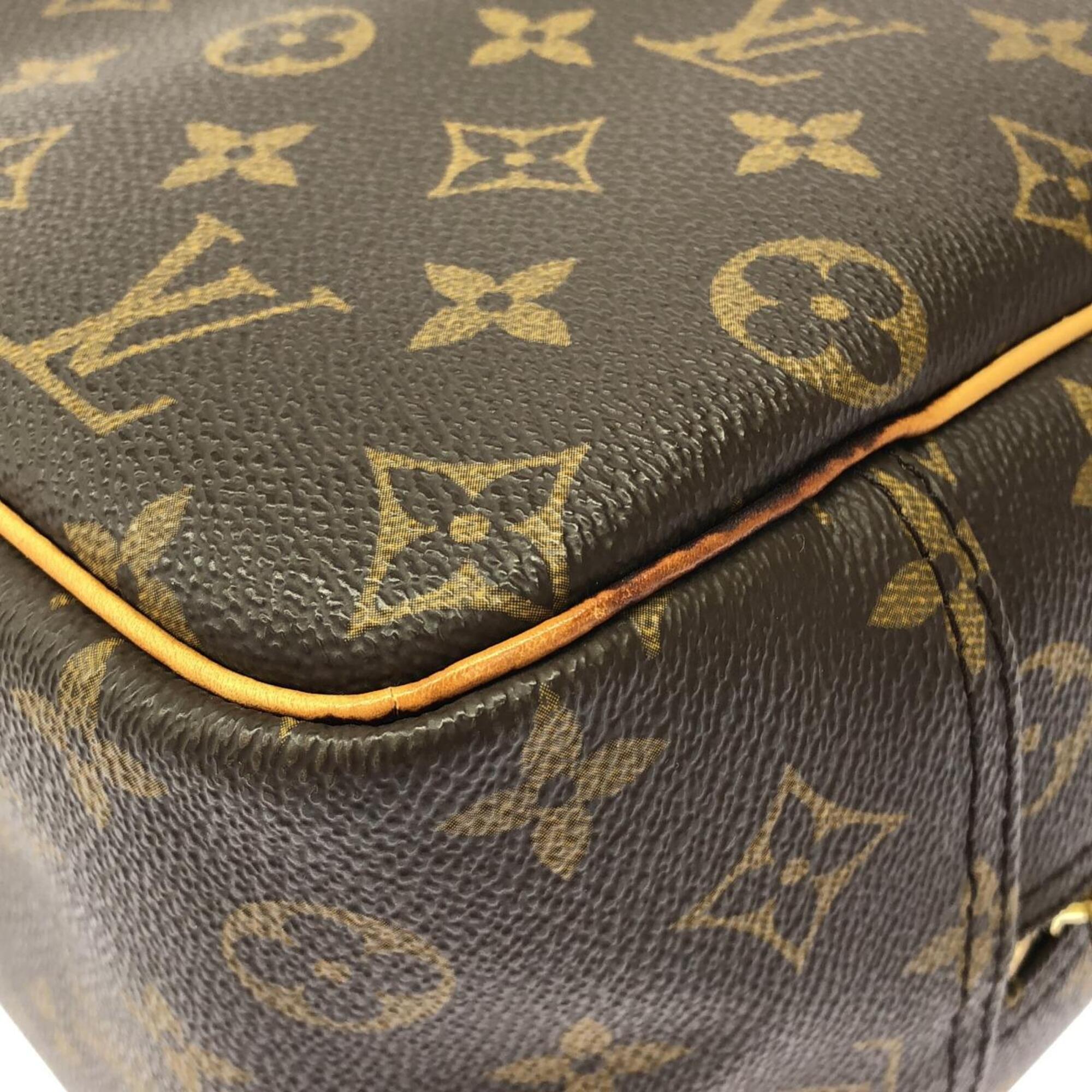 Louis Vuitton Marron Coated Canvas Handbag (Pre-Owned)