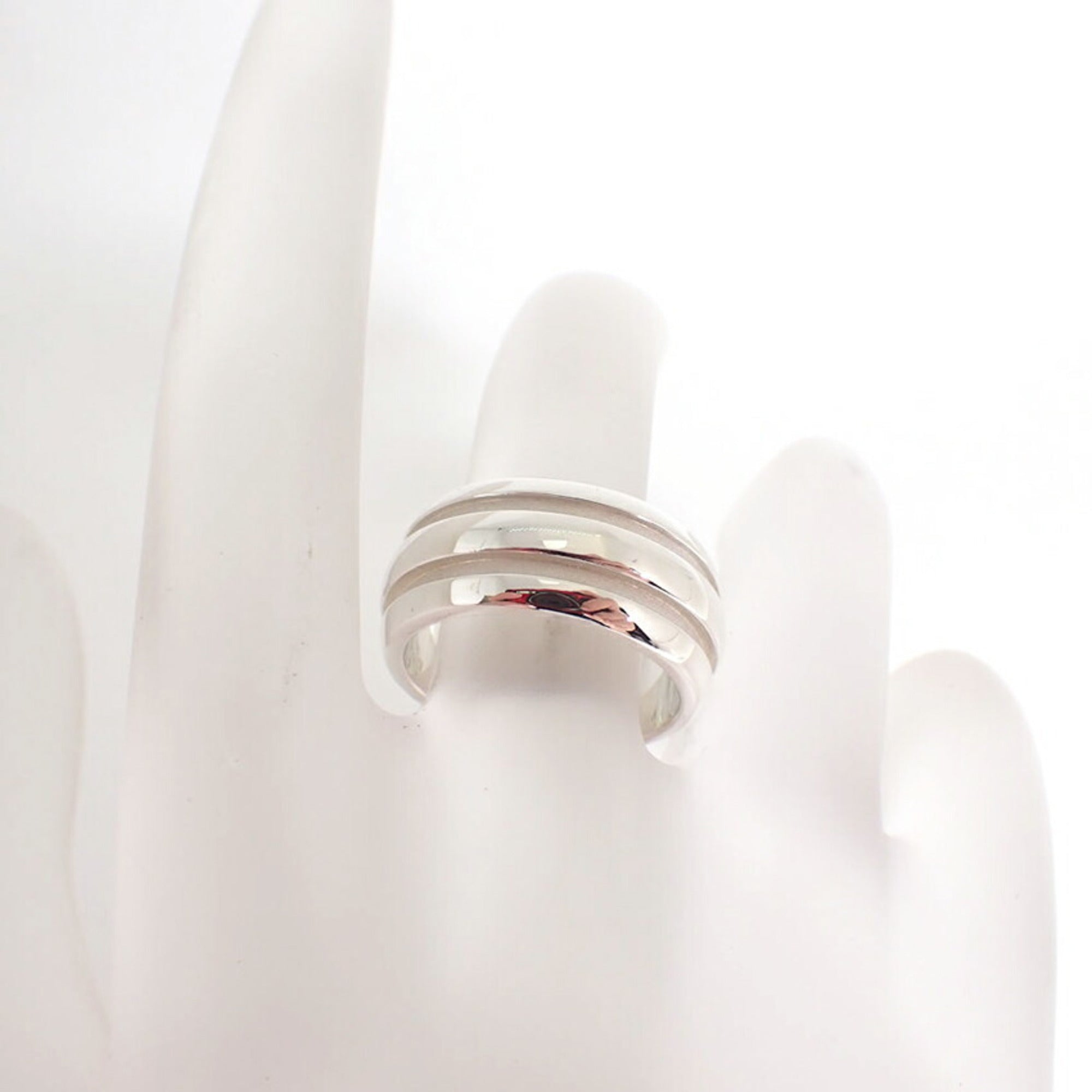 Tiffany Sterling Silver 925 Band Ring (Pre-Owned)