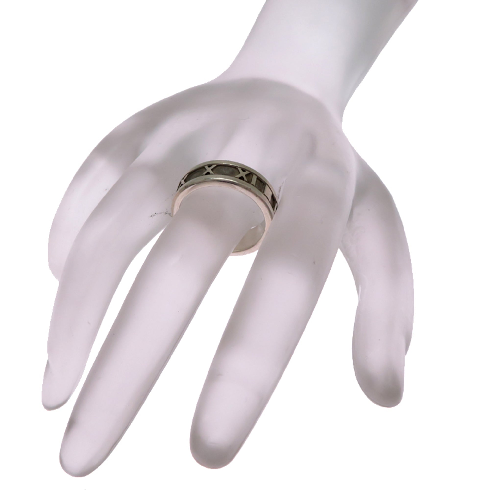 Tiffany Silver 925 Band Ring (Pre-Owned)