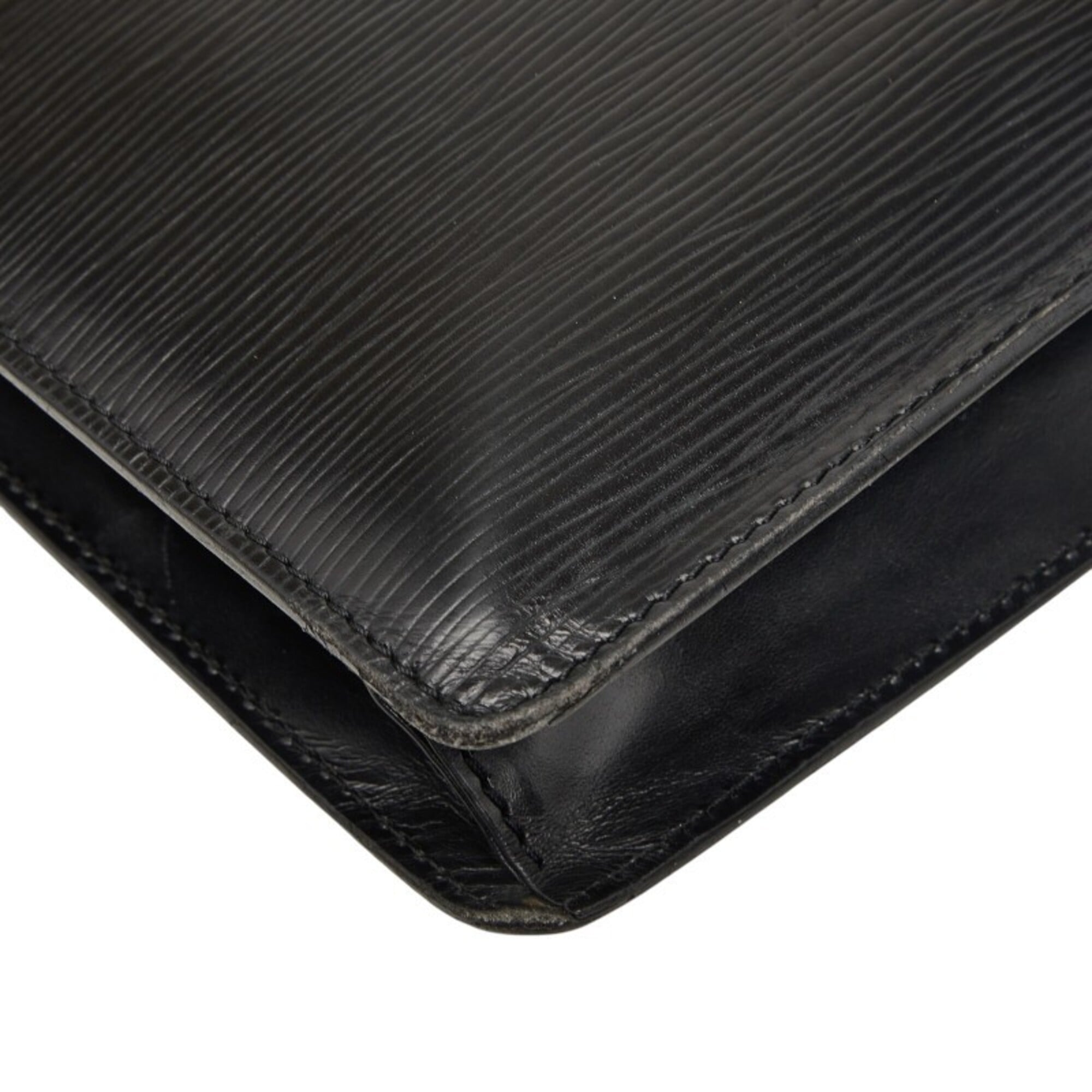 Louis Vuitton Epi Black Noir Leather Handbag Shoulder Bag (Pre-Owned)